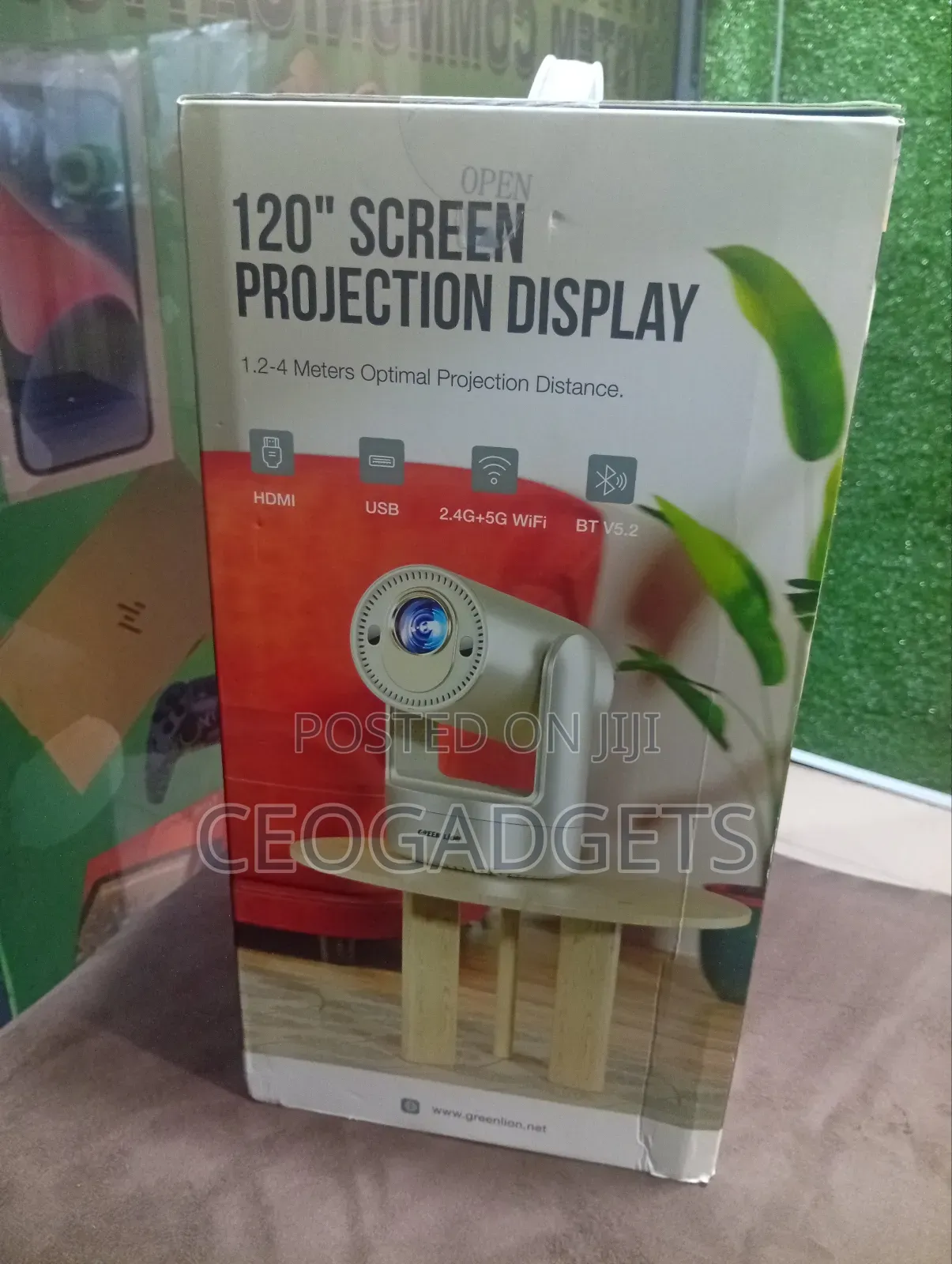 Green Lion Prisma 4k Projector 5200mah - Gold