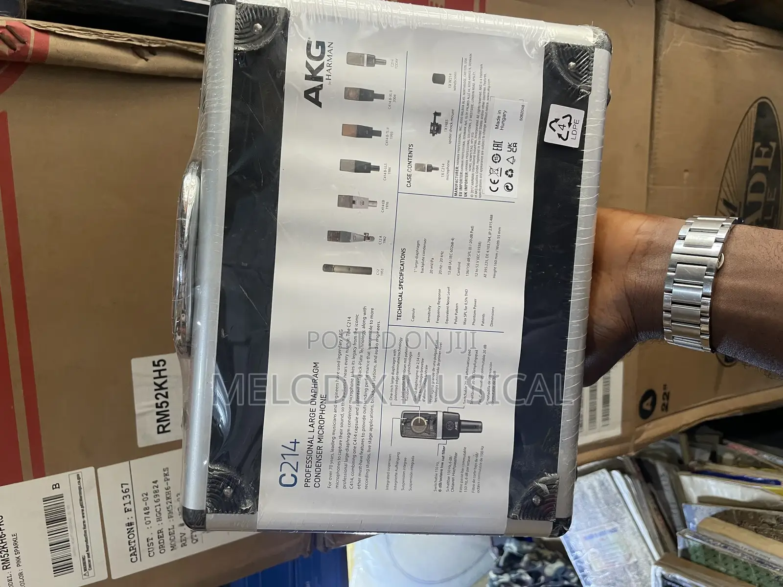 Akg C214 Professional Condenser Microphone