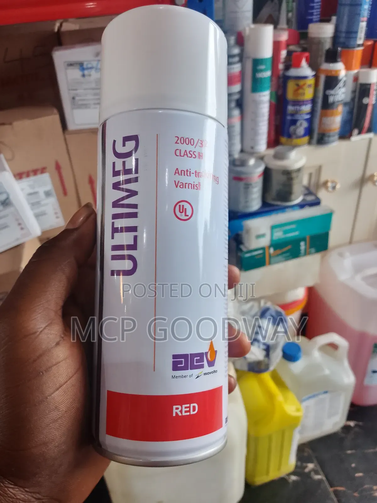 Ultimeg Varnish Red / Anti Tracking Varnish 2000/372 Class H