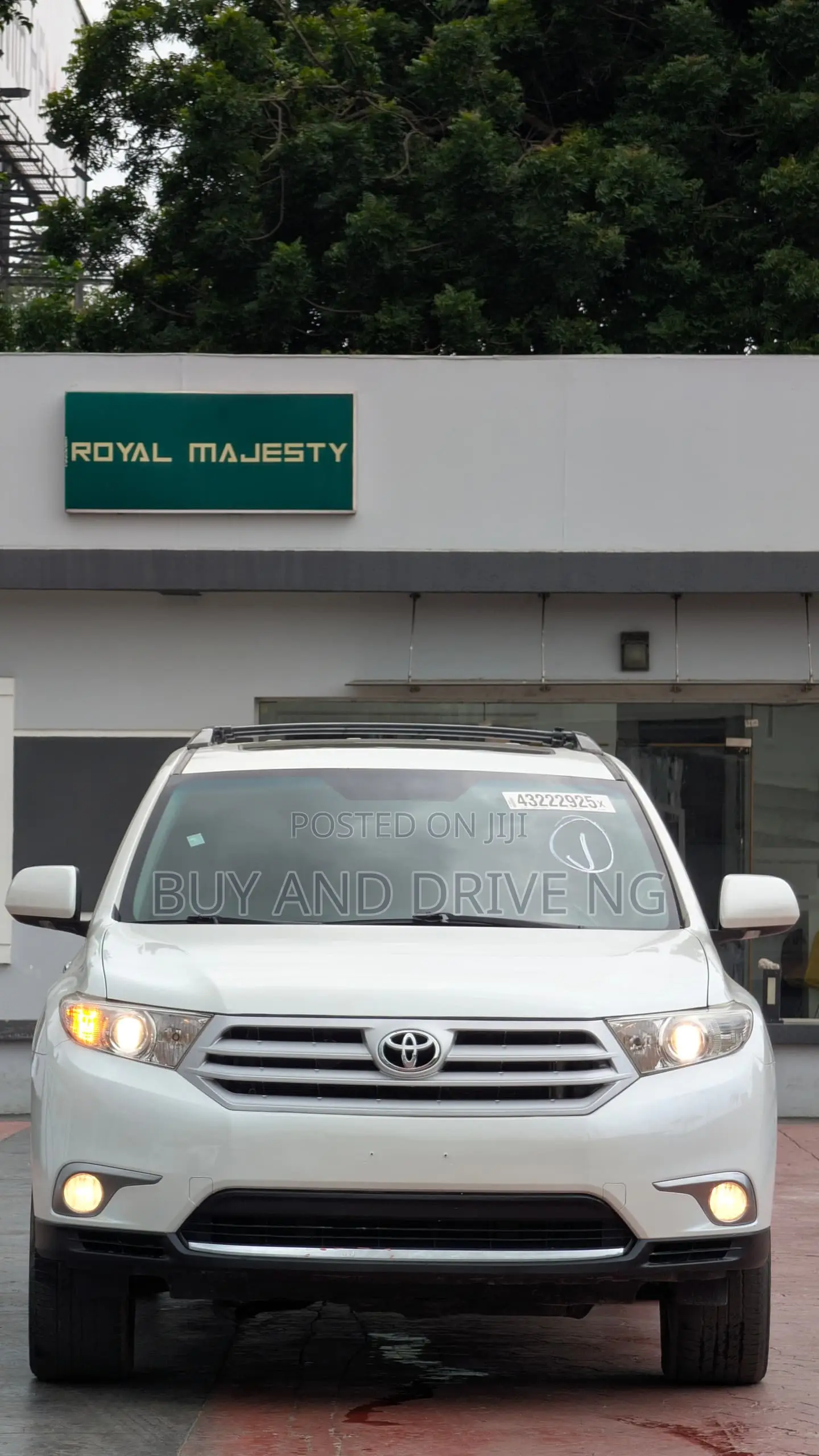 Toyota Highlander Limited 2011 White