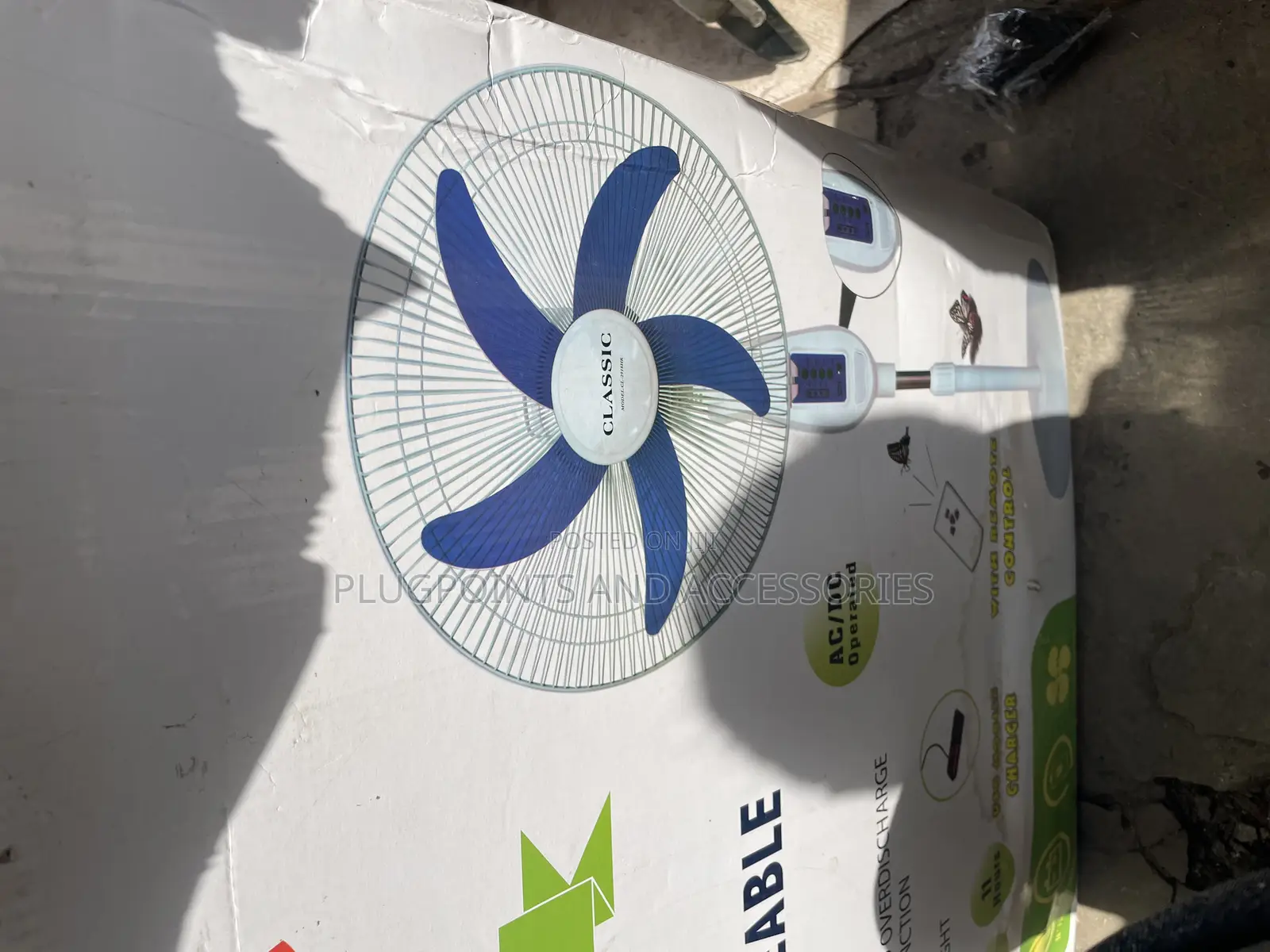 Classic Stand Rechargeable Fan Clearance Sales