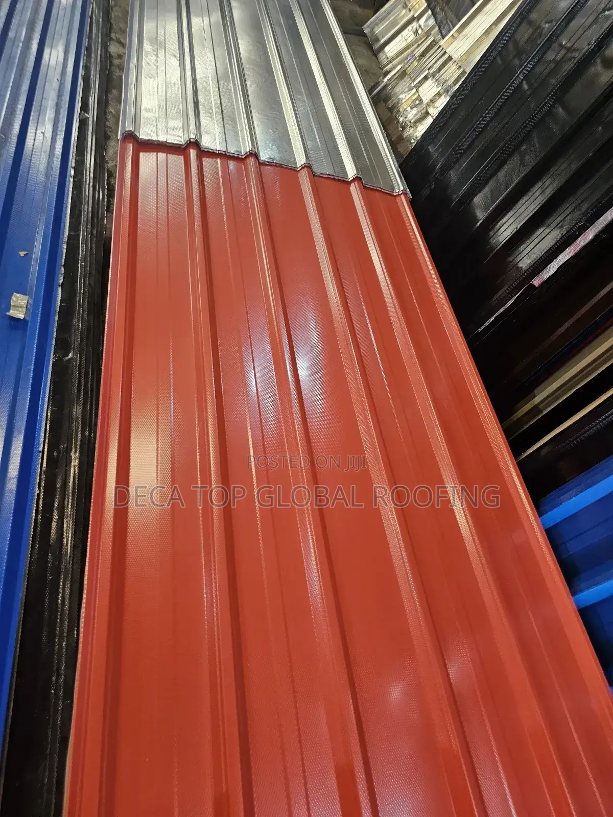 Long Span Roofing Sheets Pure Aluminum Material Oven Baked.