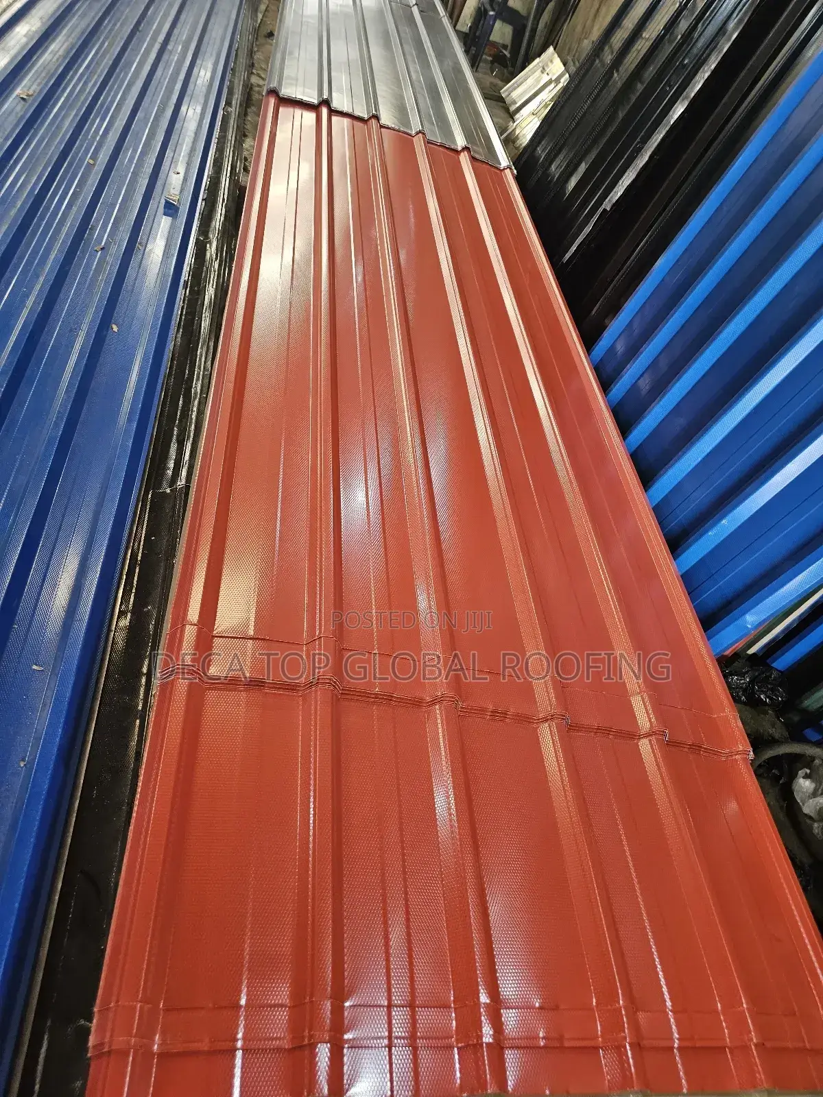 Long Span Roofing Sheets Pure Aluminum Material Oven Baked.