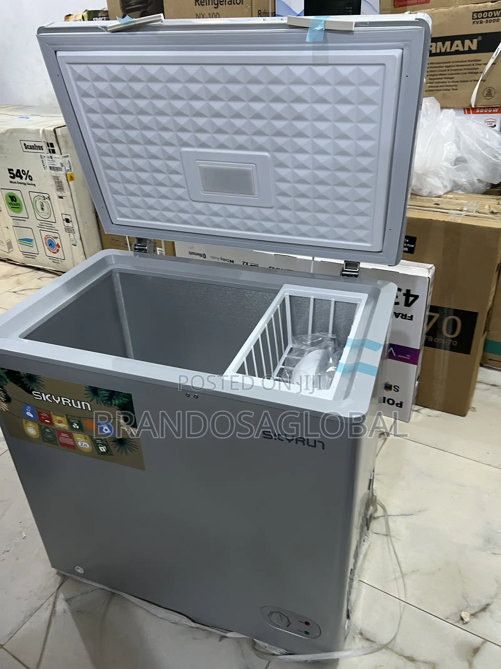 Skyrun 155l Chest Freezer – Reliable for Home and Shop Use
