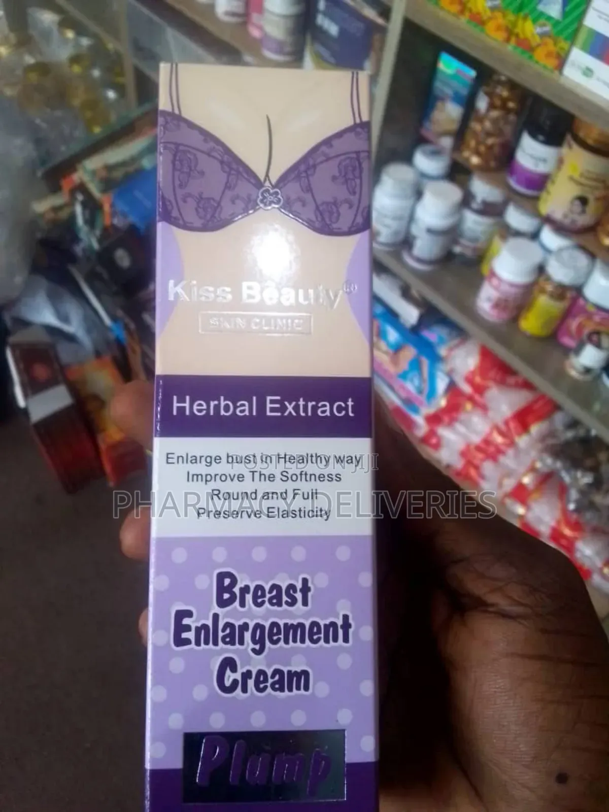 Kiss Beauty Herbal Breast Enlargement Cream Plump Firm Naturally! 