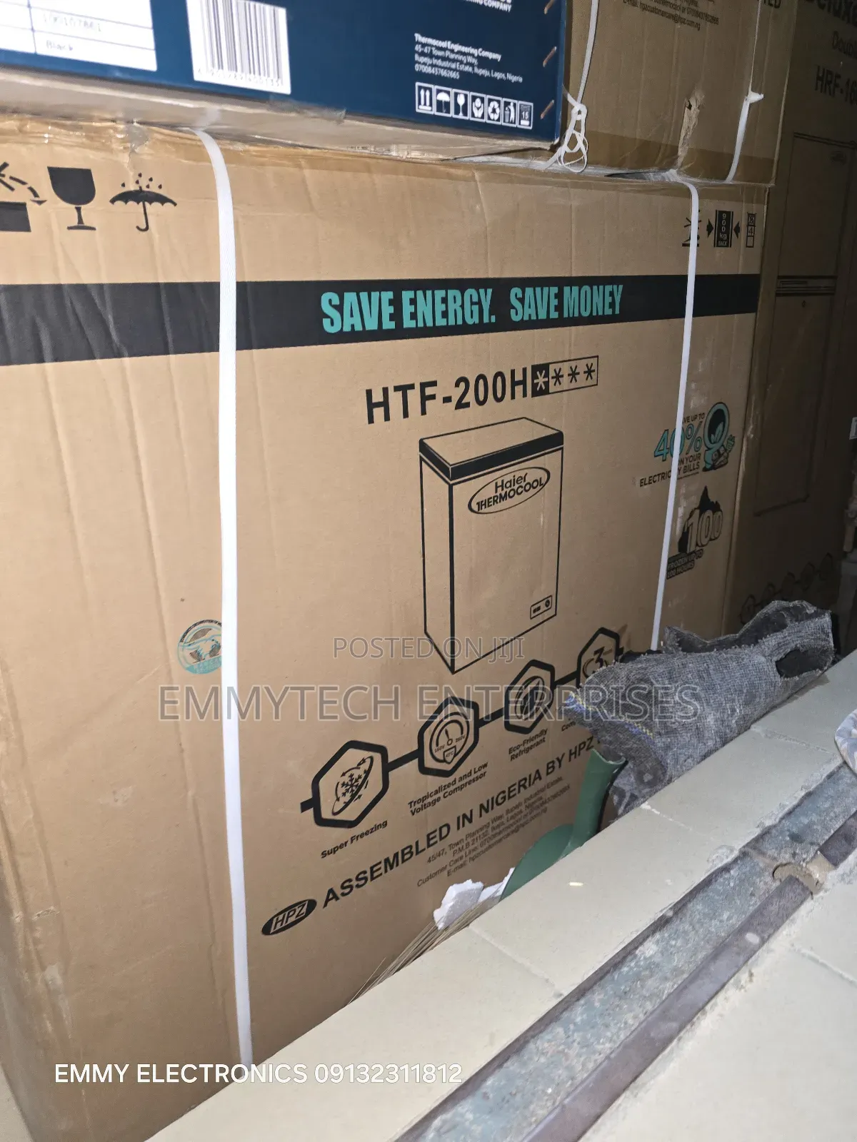 Hair Thermocool Chest Freezer Single Door HTF-200h(200l)