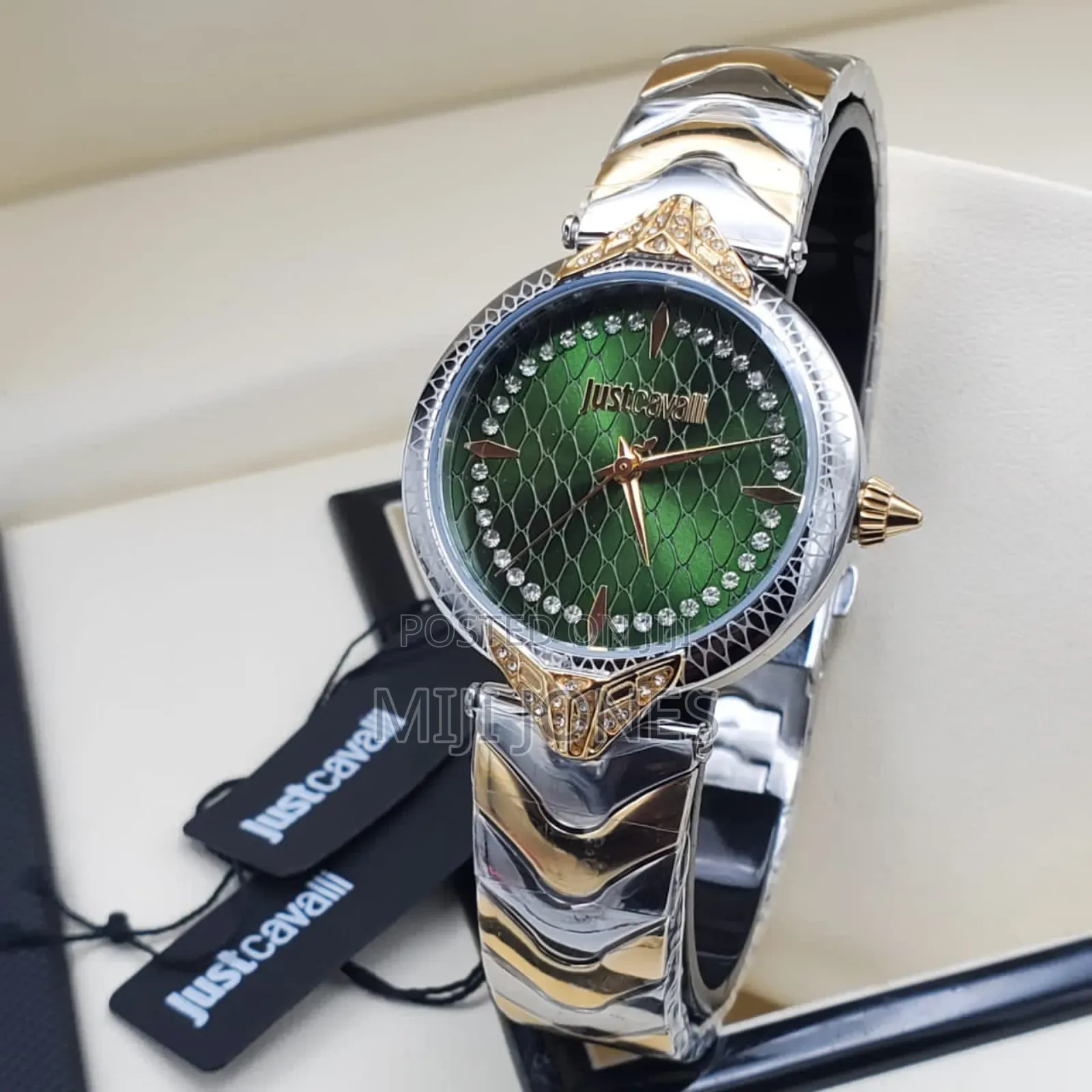 Chain Strap Justcavalli Women's Watch - Luxury Quartz*