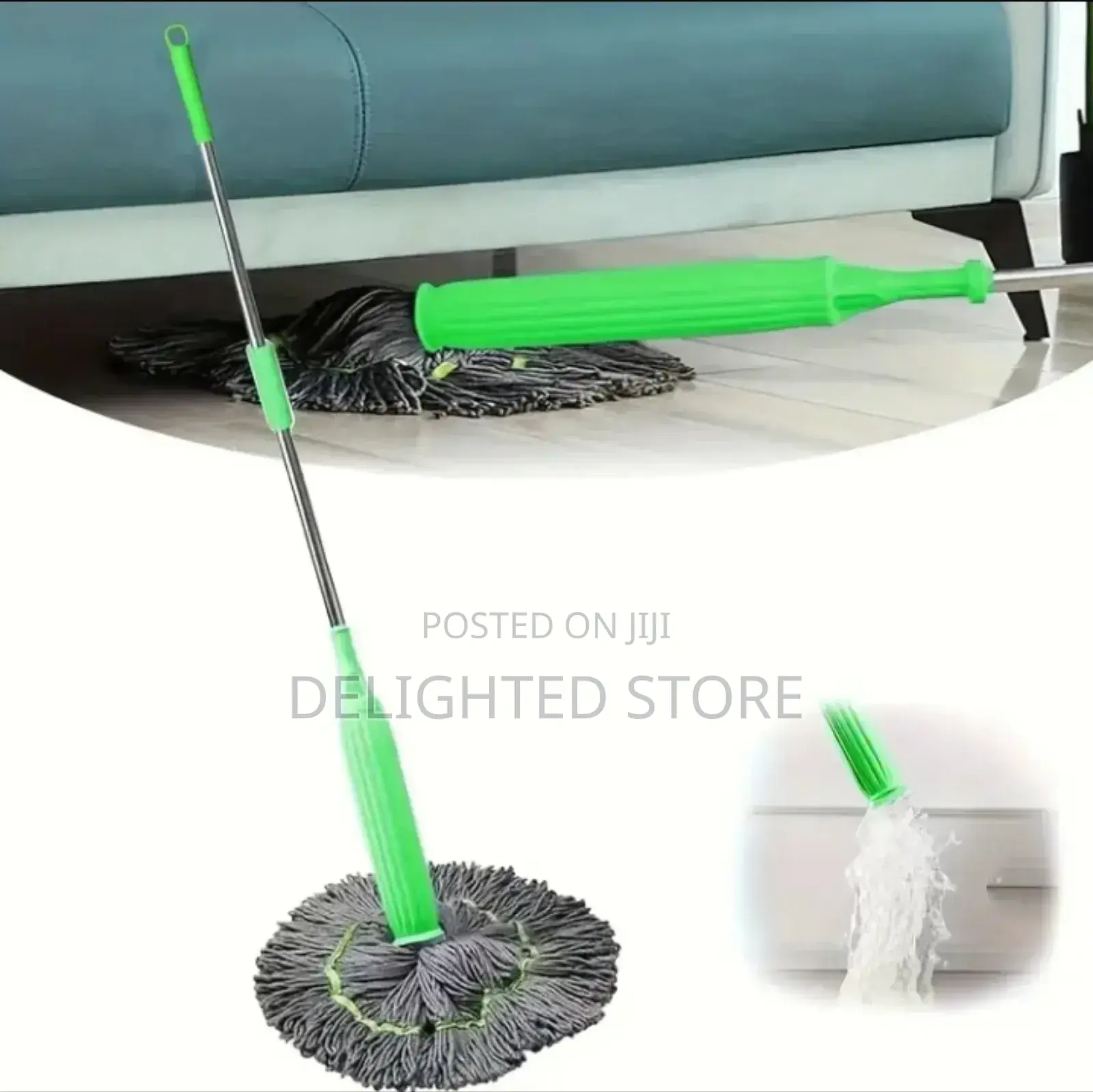 Multifunctional Hand Free Wet Dry Twisting Rotary Mob