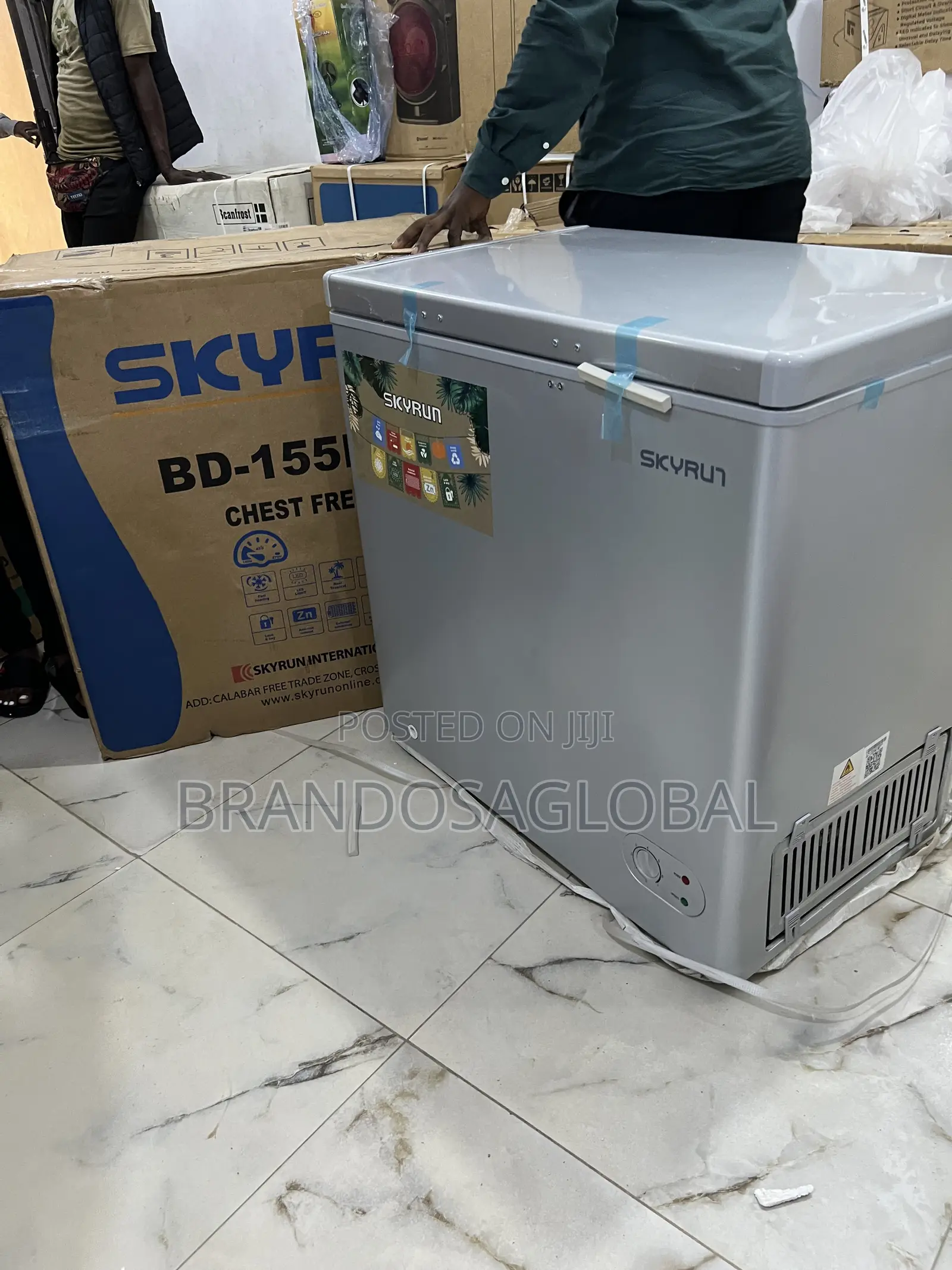 Skyrun Bd-155hnw Chest Freezer – Fast Freezing Low Energy Model