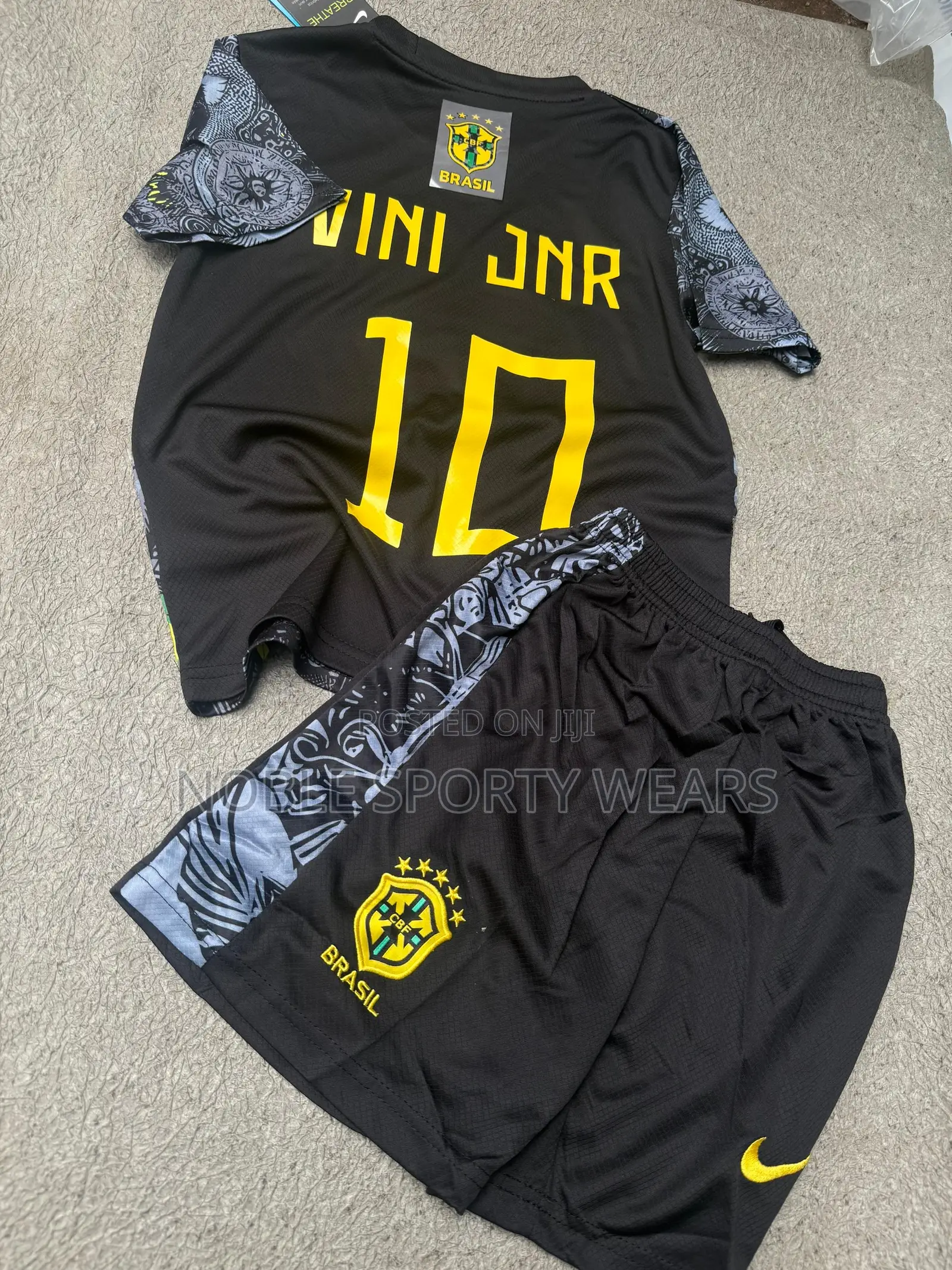 Brazil Jesus Jersey Available for Kids, Age 1yrs to 14yrs