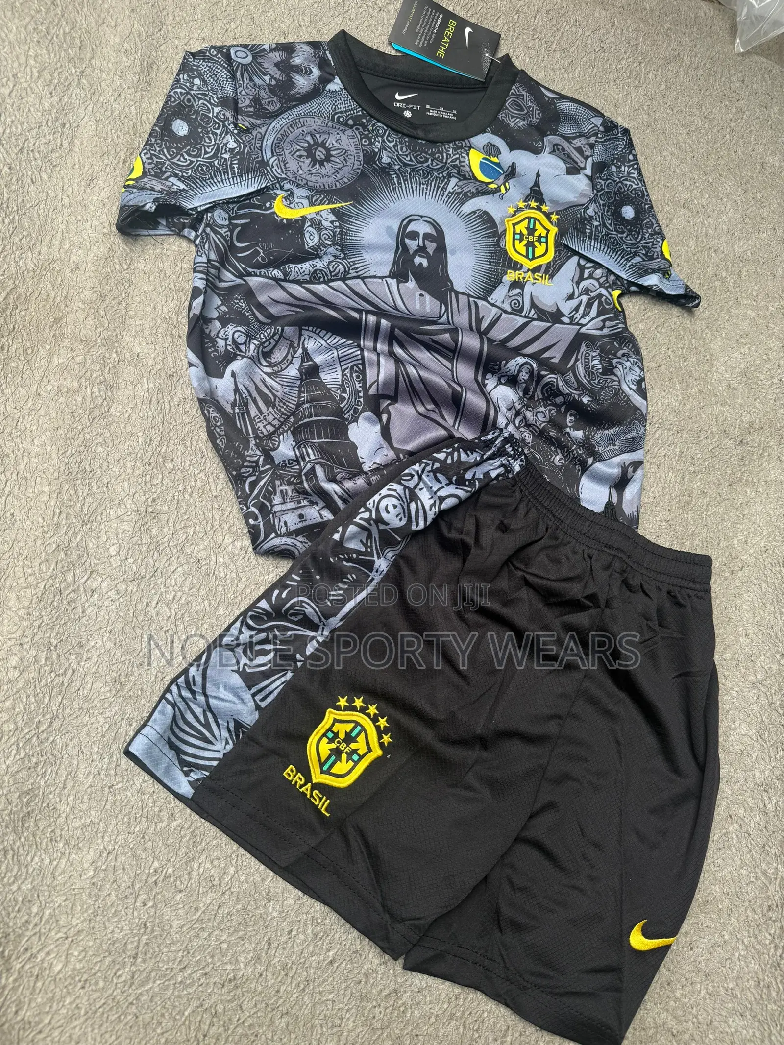 Brazil Jesus Jersey Available for Kids, Age 1yrs to 14yrs