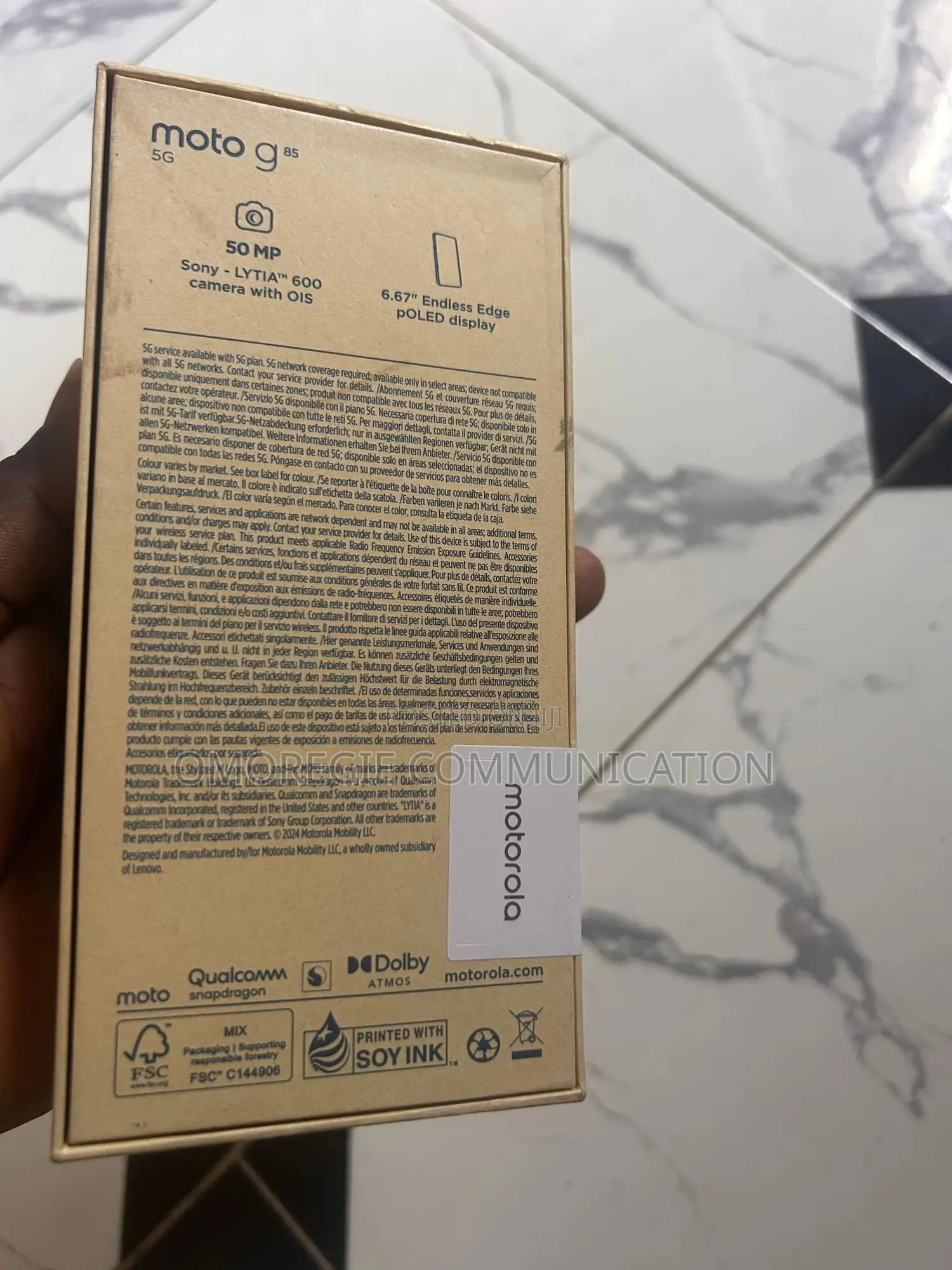 New Motorola Moto G85 256 GB Blue