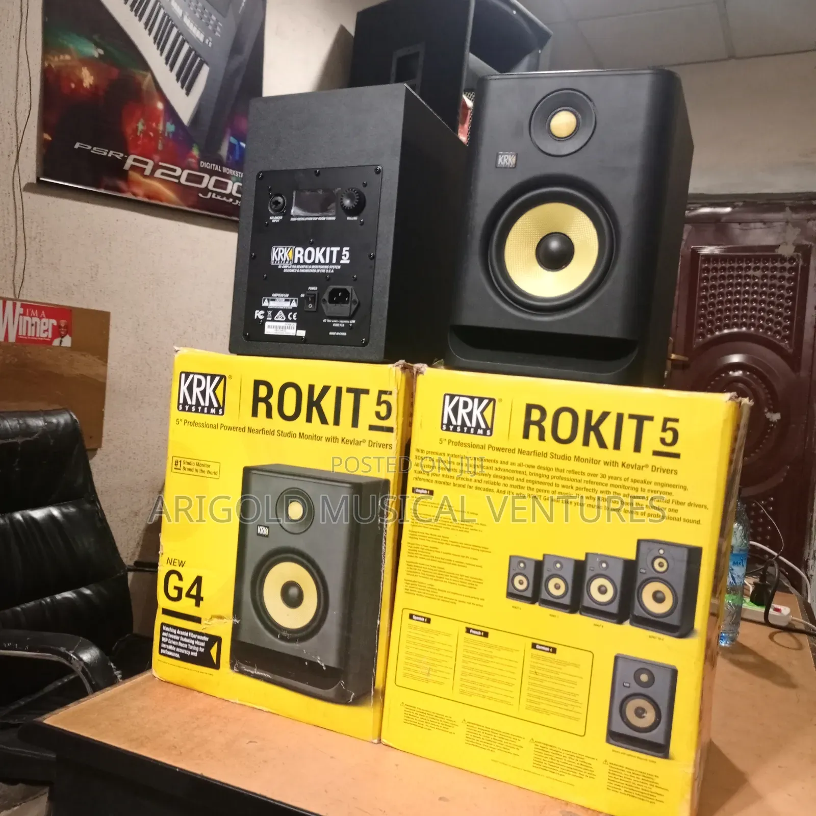 Professionals Studio Monitor Rokit 5 4g Black