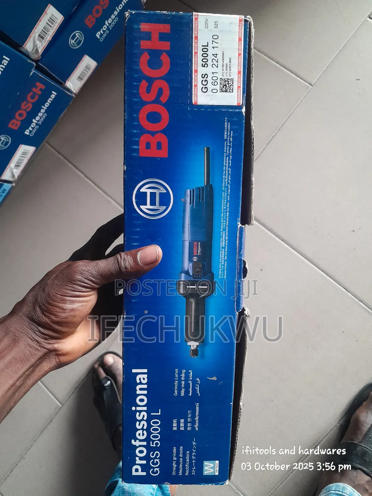 Bosch Straight Die Grinder 6mm Shank