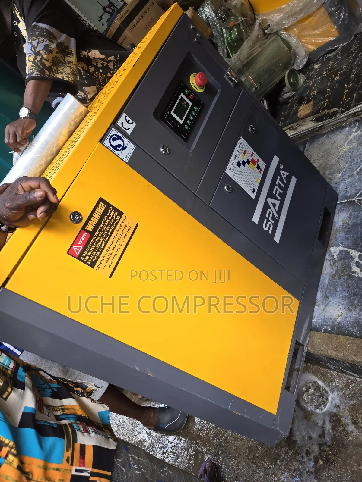 Screw Air Compressor 20hp 15kw 10bar Original One