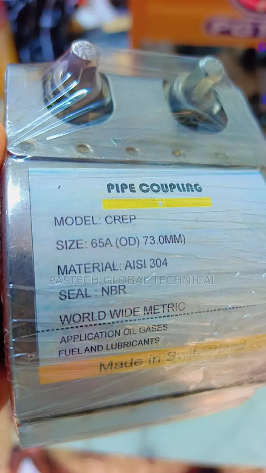 Straub Pipe Clamps; Rubber (Nbr) Sleeve, 65a Stainless