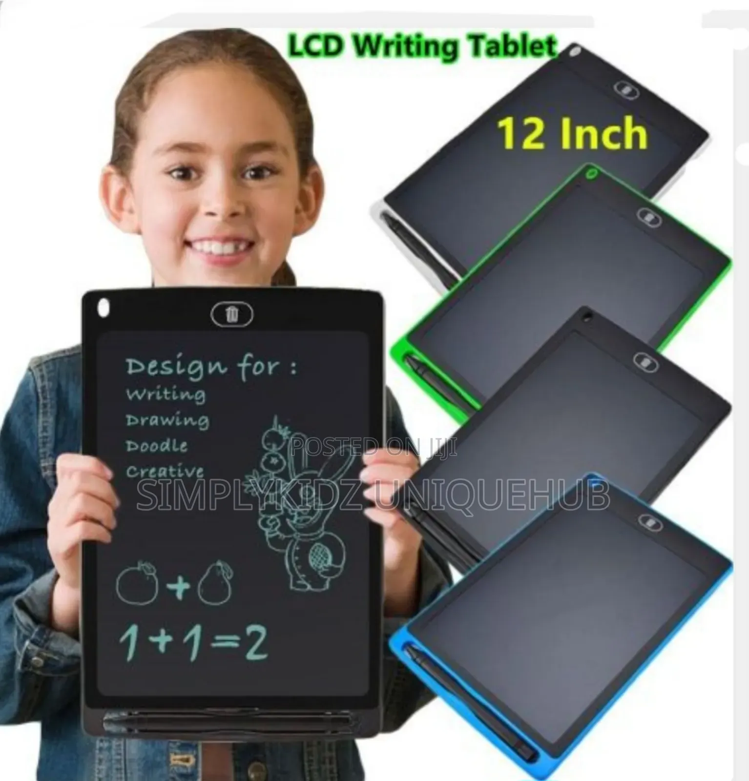 Kids Erasable Drawing Board 12-Inch LCD Writing Tablet