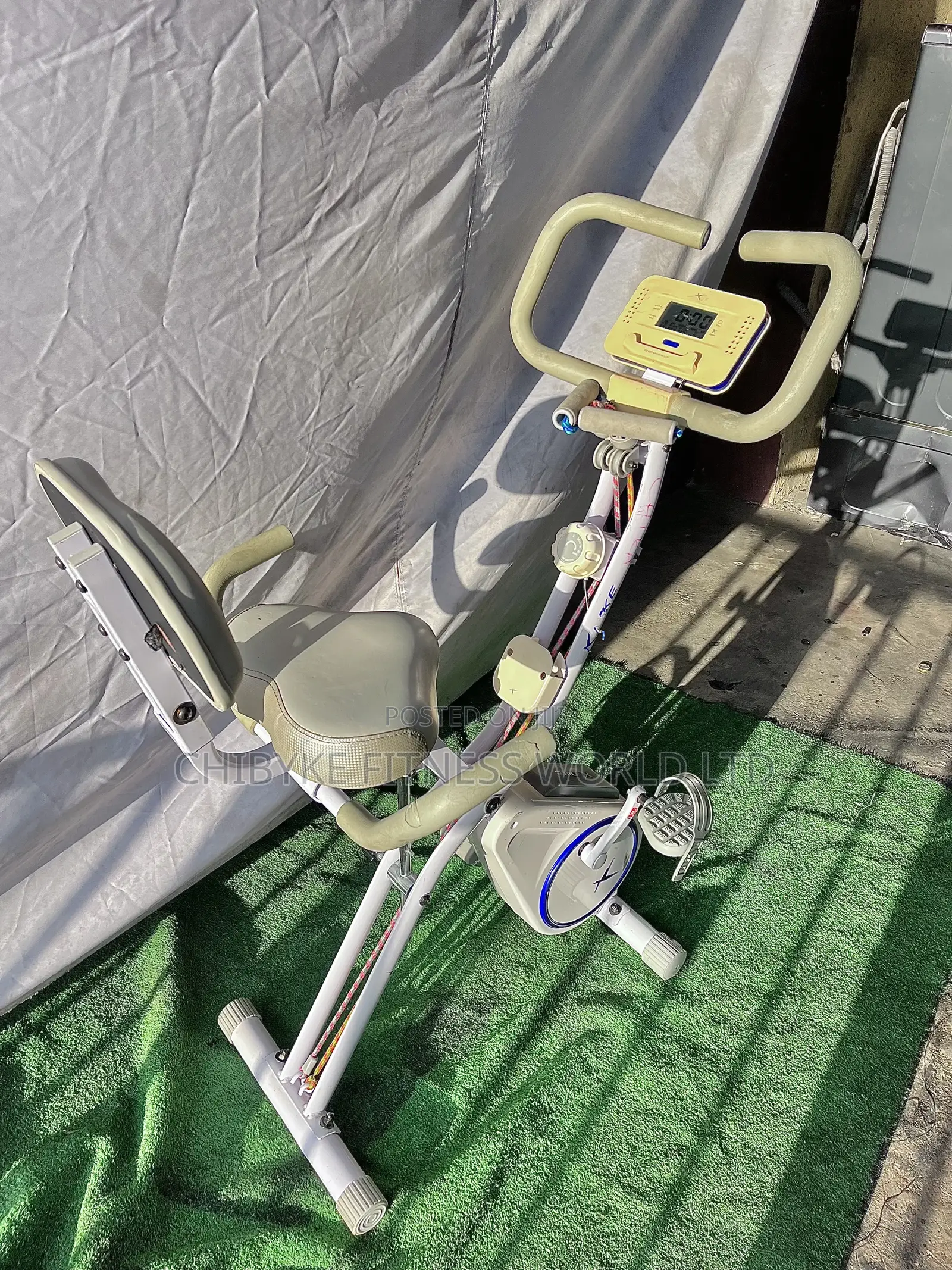 Foldable Xbike With Resistance Rope for Arm