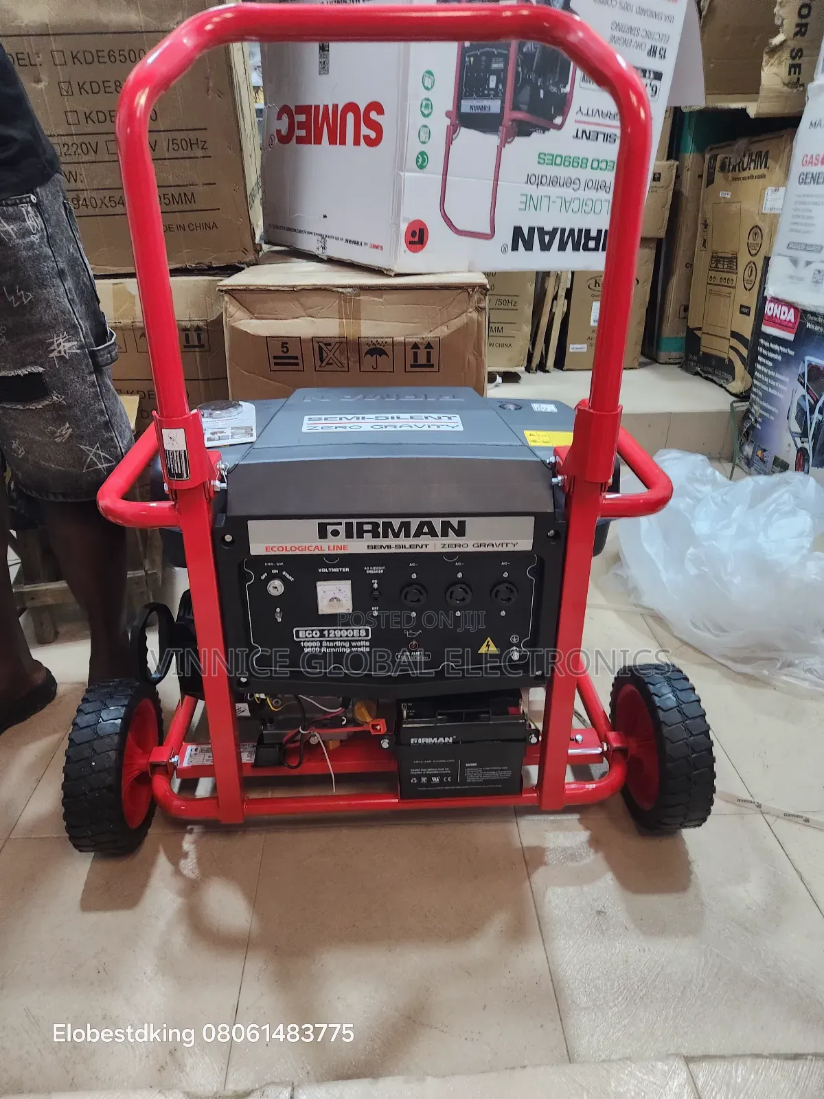10kva Firman Generator 100% Pure Coppper Coil Key Start Eco12990es