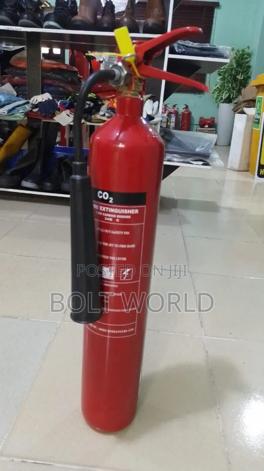 Fire Extinguisher Used in an Industrial Company