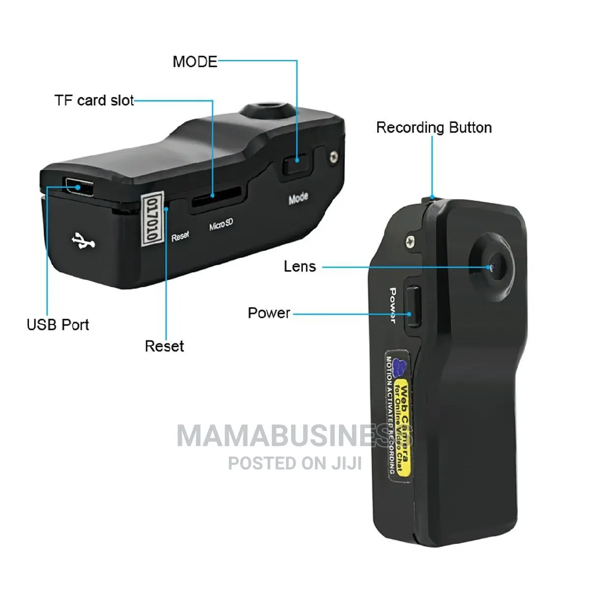 Voice Motion Activated Spy Camera Voice Recorder