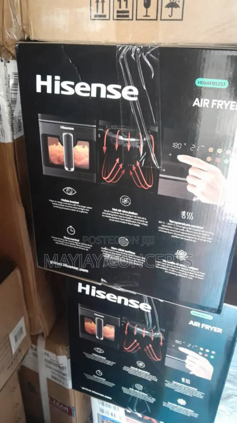 Hisense 6.7litres Digital Airfryer-Little or No Oil Family Size Airfry