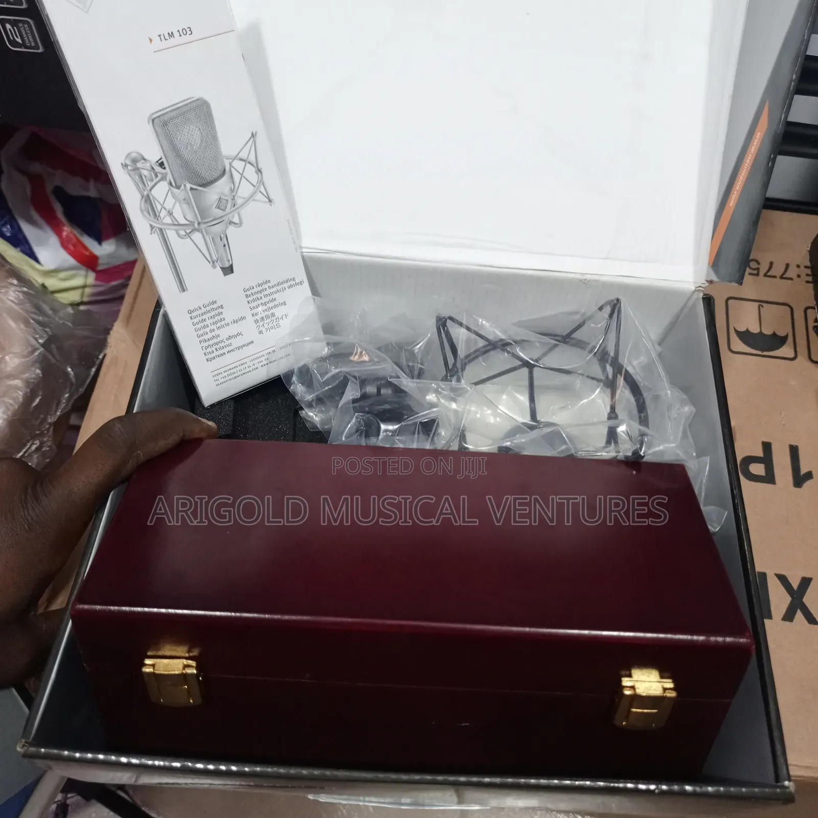 Professionals Studio Microphone Neumann Tlm103 Black