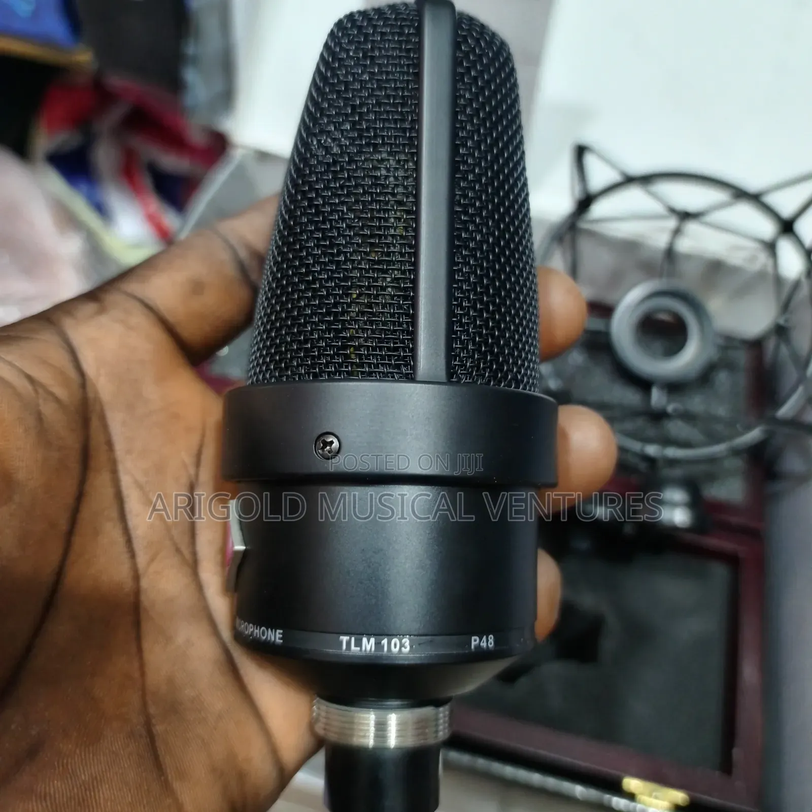 Professionals Studio Microphone Neumann Tlm103 Black