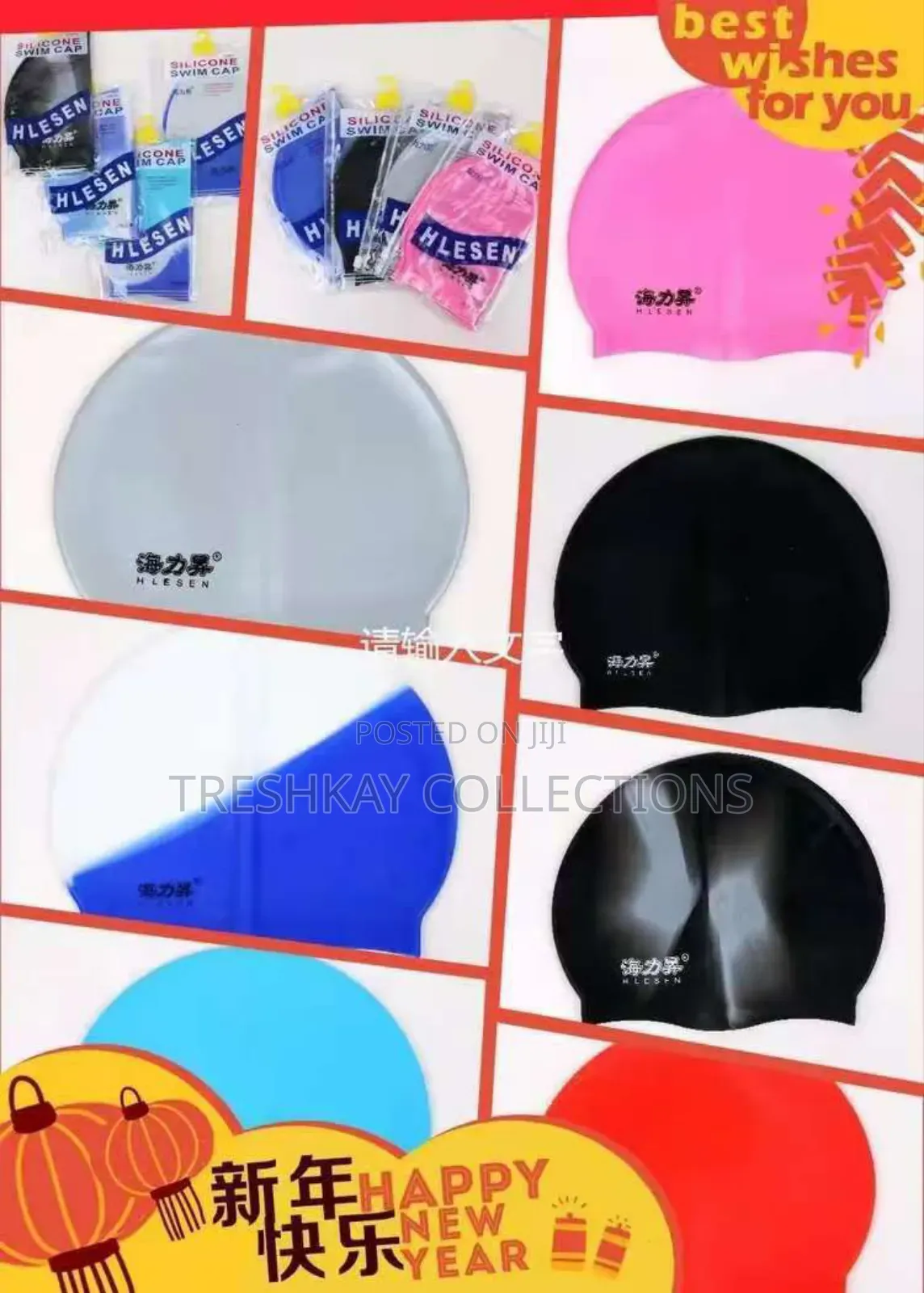 Kids Quality Assured Rubber Swimming Cap 