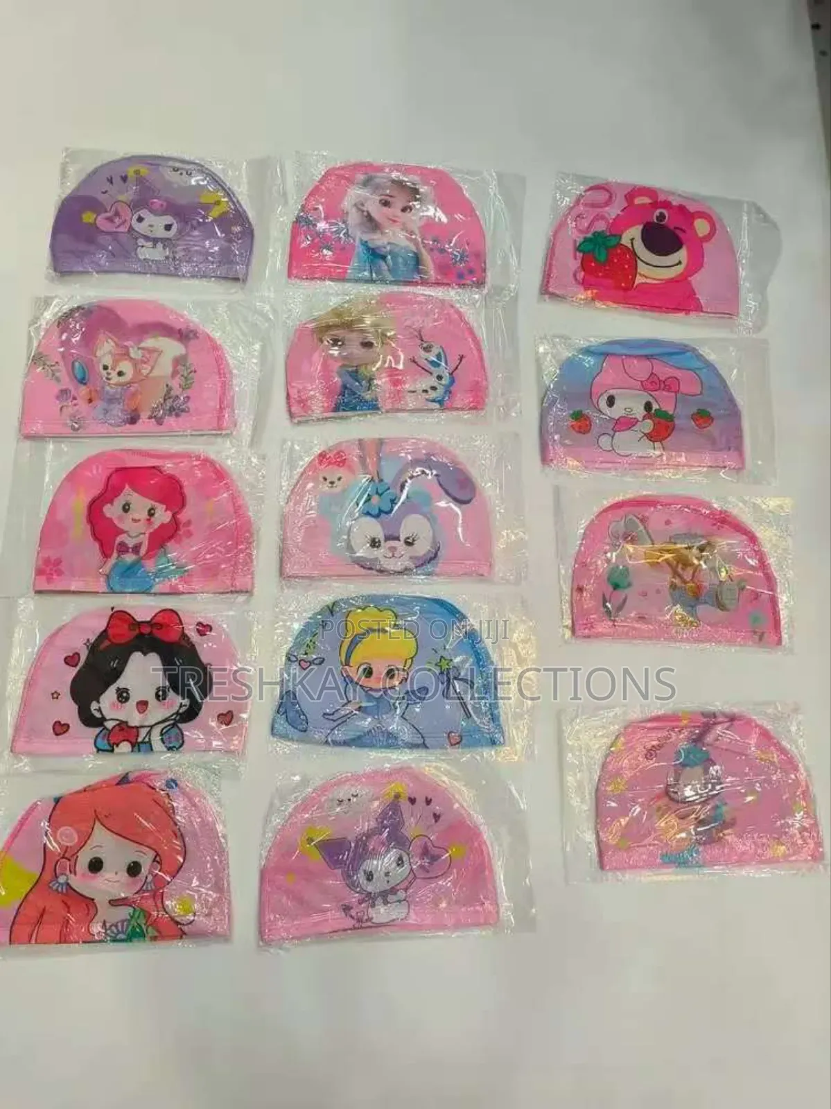 Kids Quality Assured Rubber Swimming Cap 