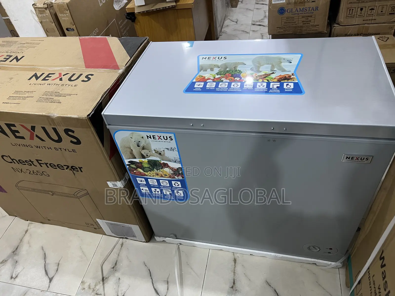 Nexus 200l Chest Freezer Nx-265g – Energy Saving Quiet Operation