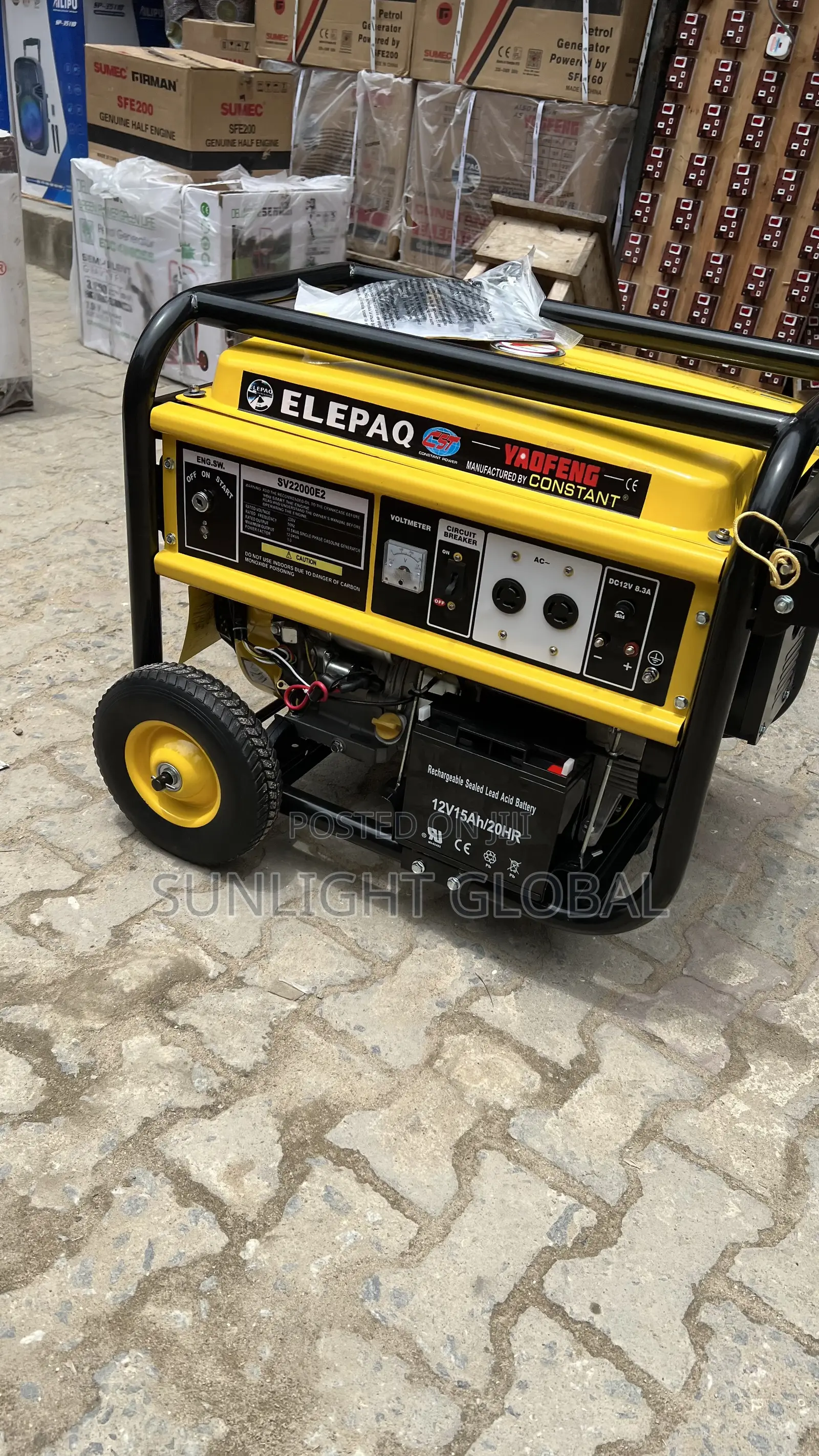 Elepaq Generator Petrol 10kva