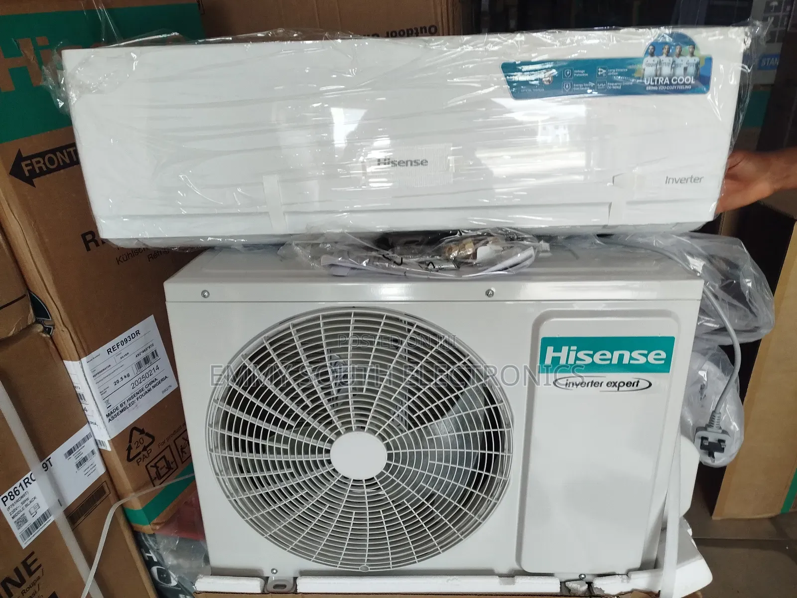 Hisense Inverter Split Unit A/C 1 Hp Energy Booster