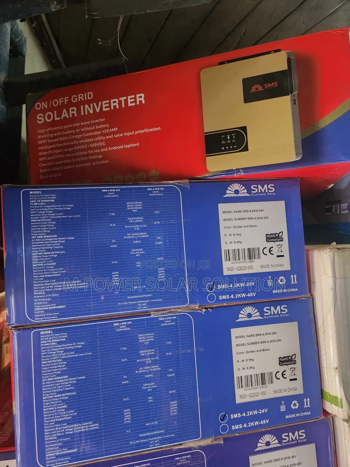 6.2kva 48v Sms Hybrid Solar Inverter
