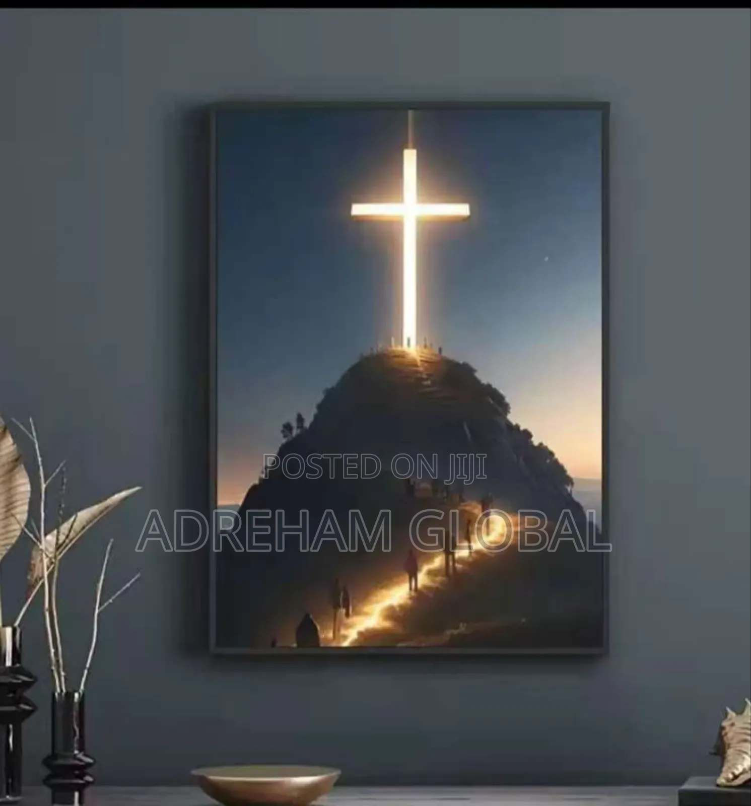 Crystal Acrylic Religion Type Wall Frame 40x60cm