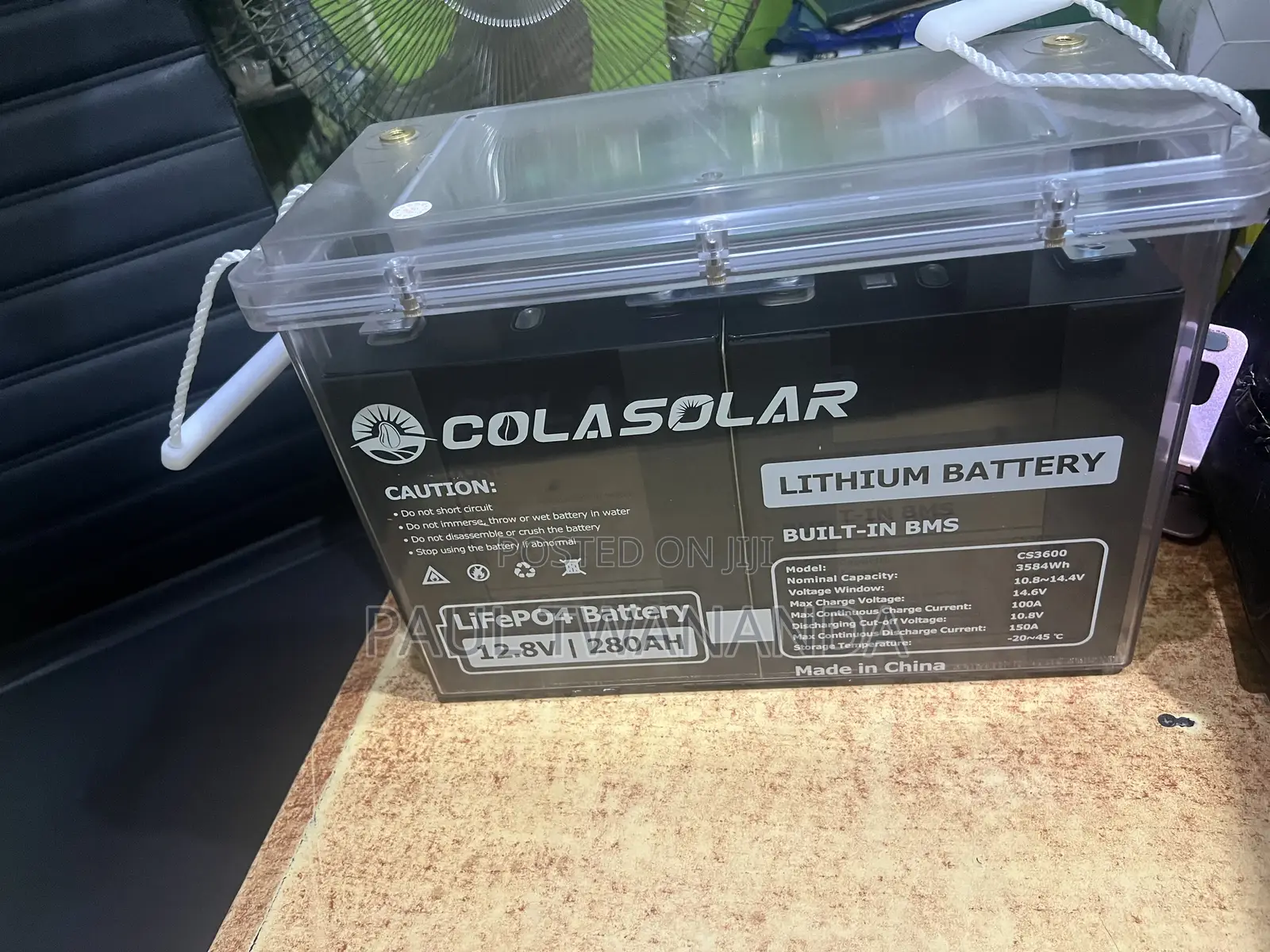 3.6 KWH 280a 12v Lithium Ion Battery