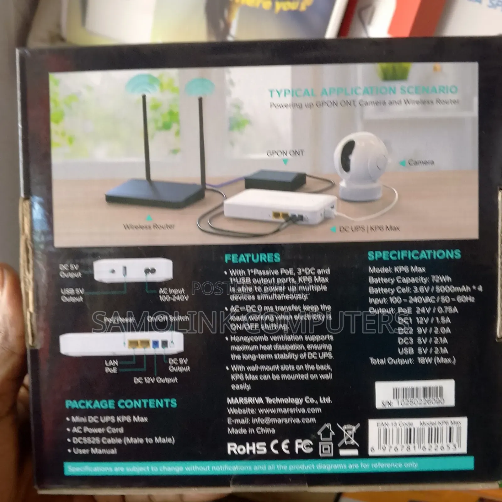 Marsriva 20,000mah Router Power Bank