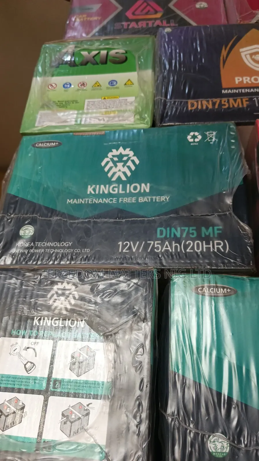 Original Car Battery Available in Stock Lion