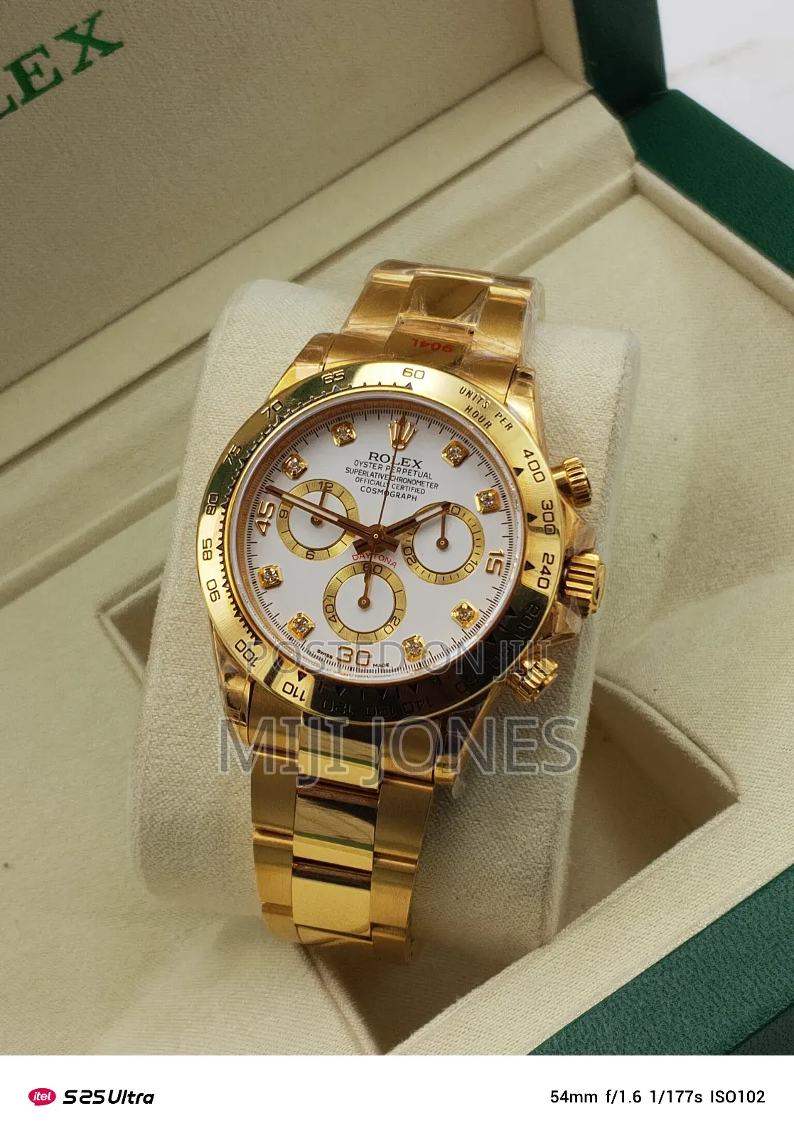 Luxury Oyster Perpetual Superlative Chronometer White Dial Gold Watch