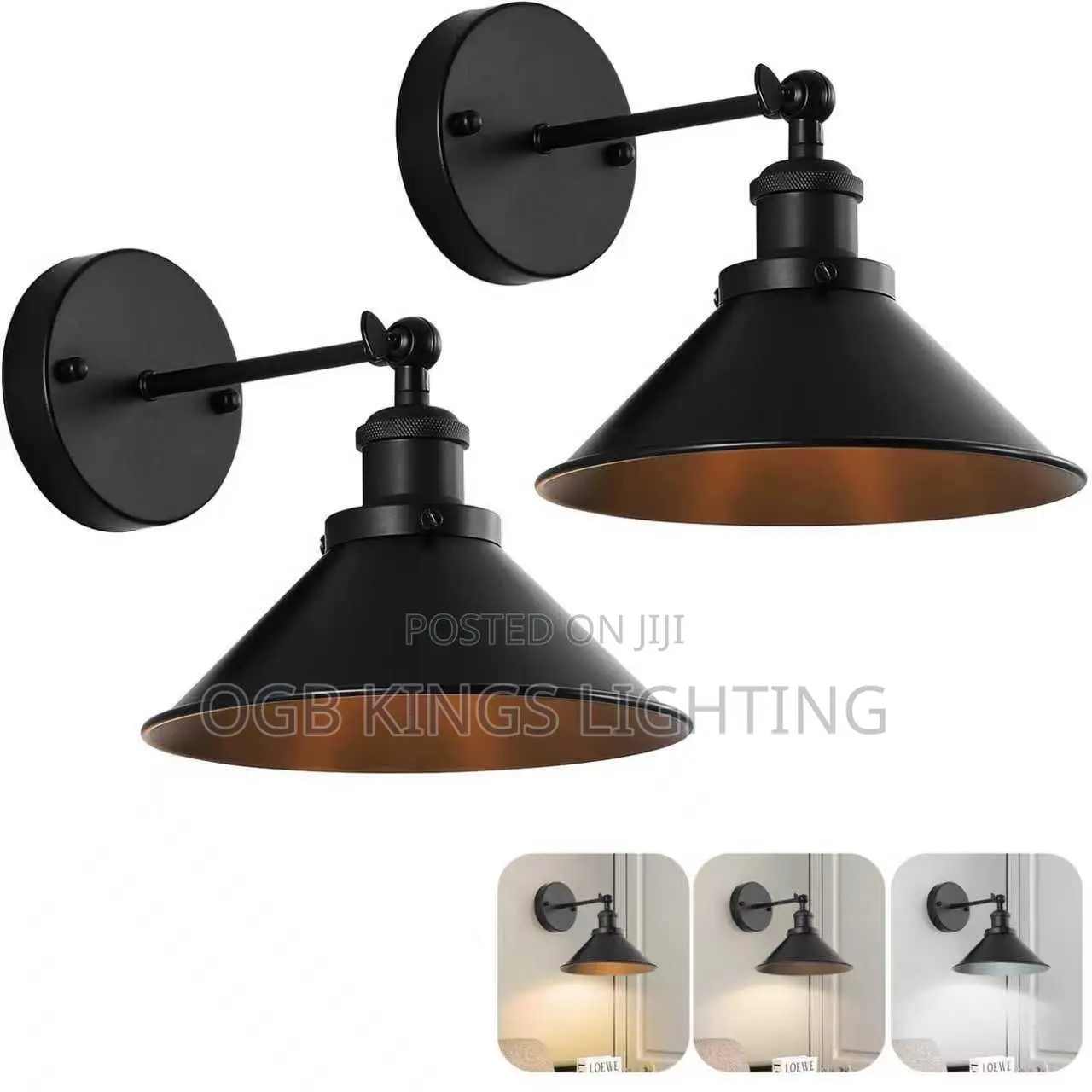 Black Wall Sconces Adjustable Swing Arm Vintage Industria Wall Lamp
