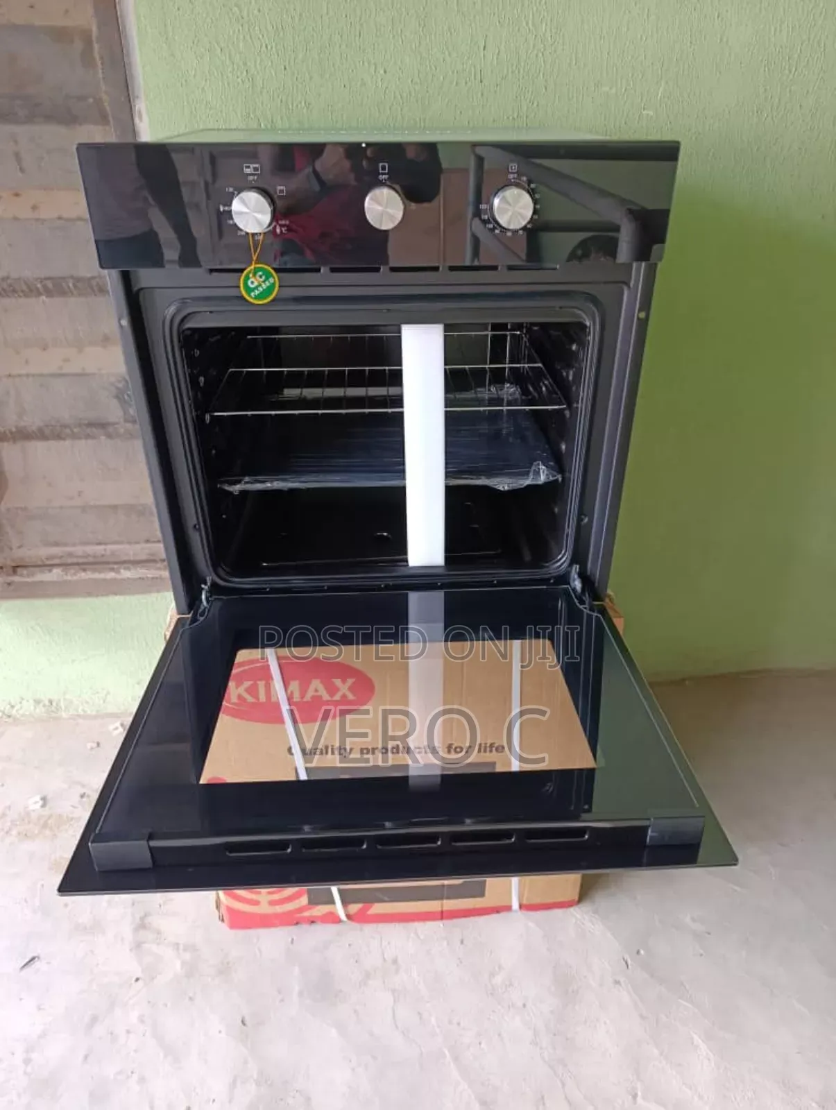 Original Kimax Built-in Electric and Gas Oven.