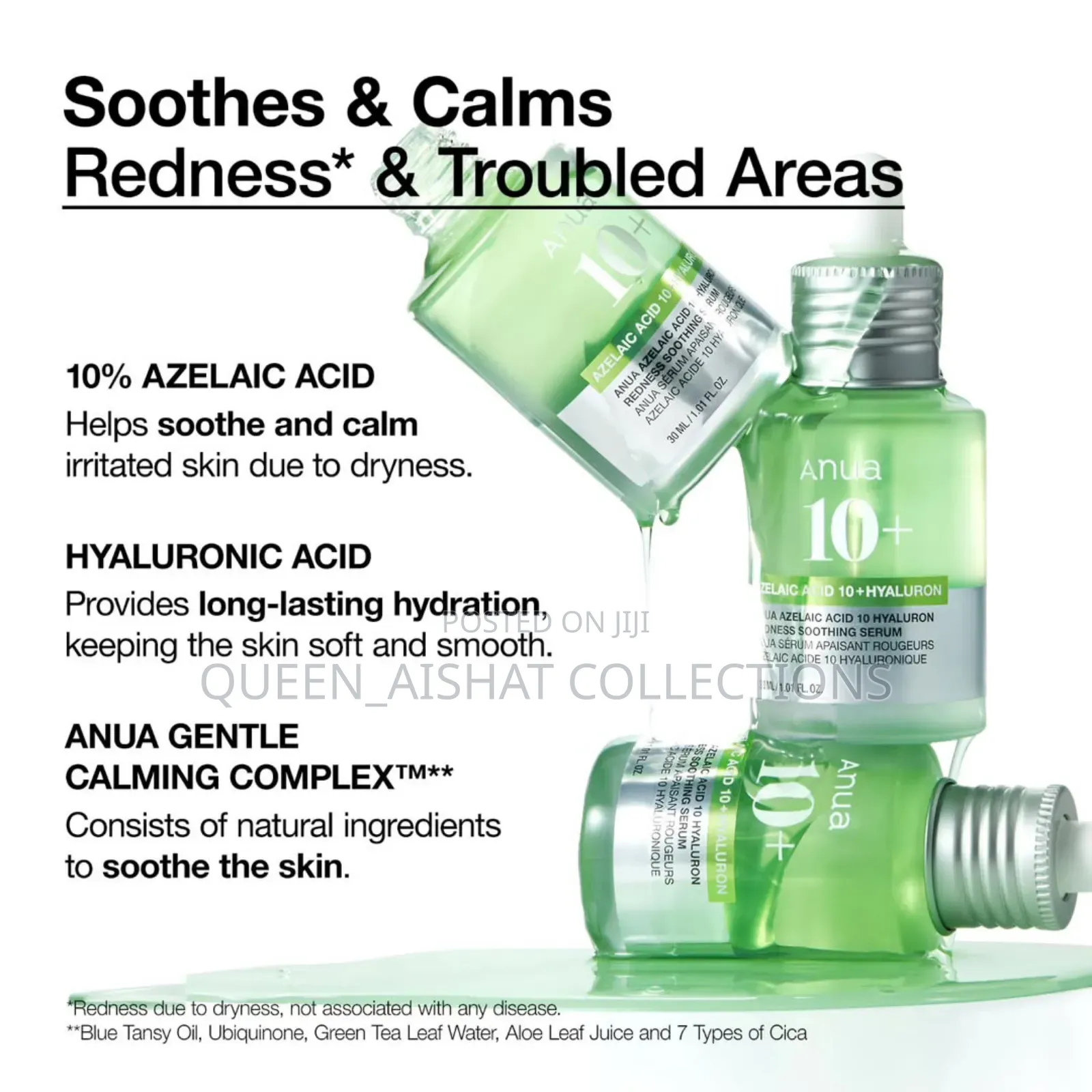 Anua Azelaic Acid 10+ Hyaluron Redness Soothing Serum