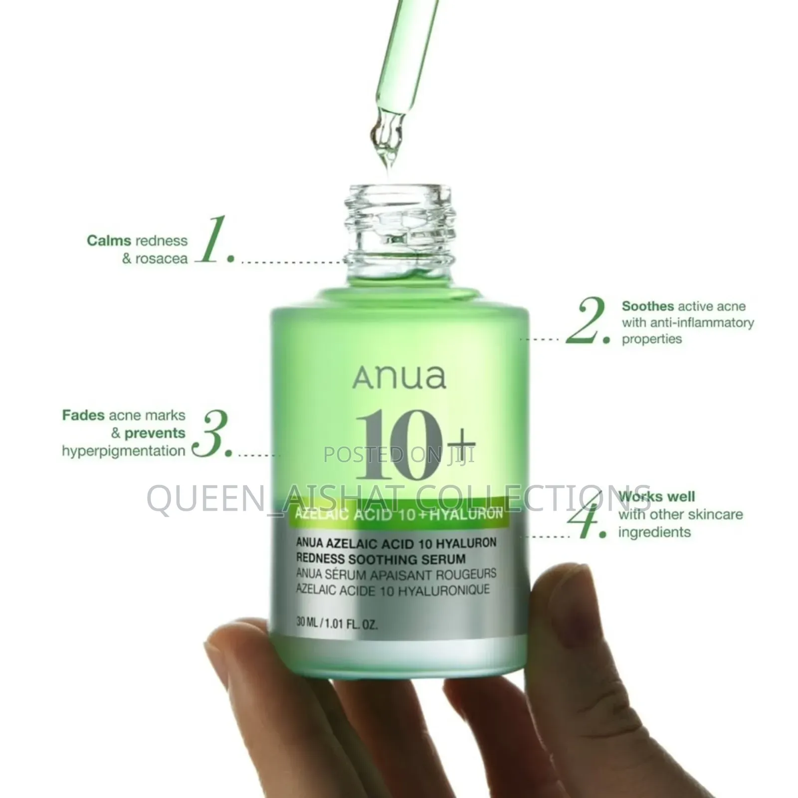 Anua Azelaic Acid 10+ Hyaluron Redness Soothing Serum