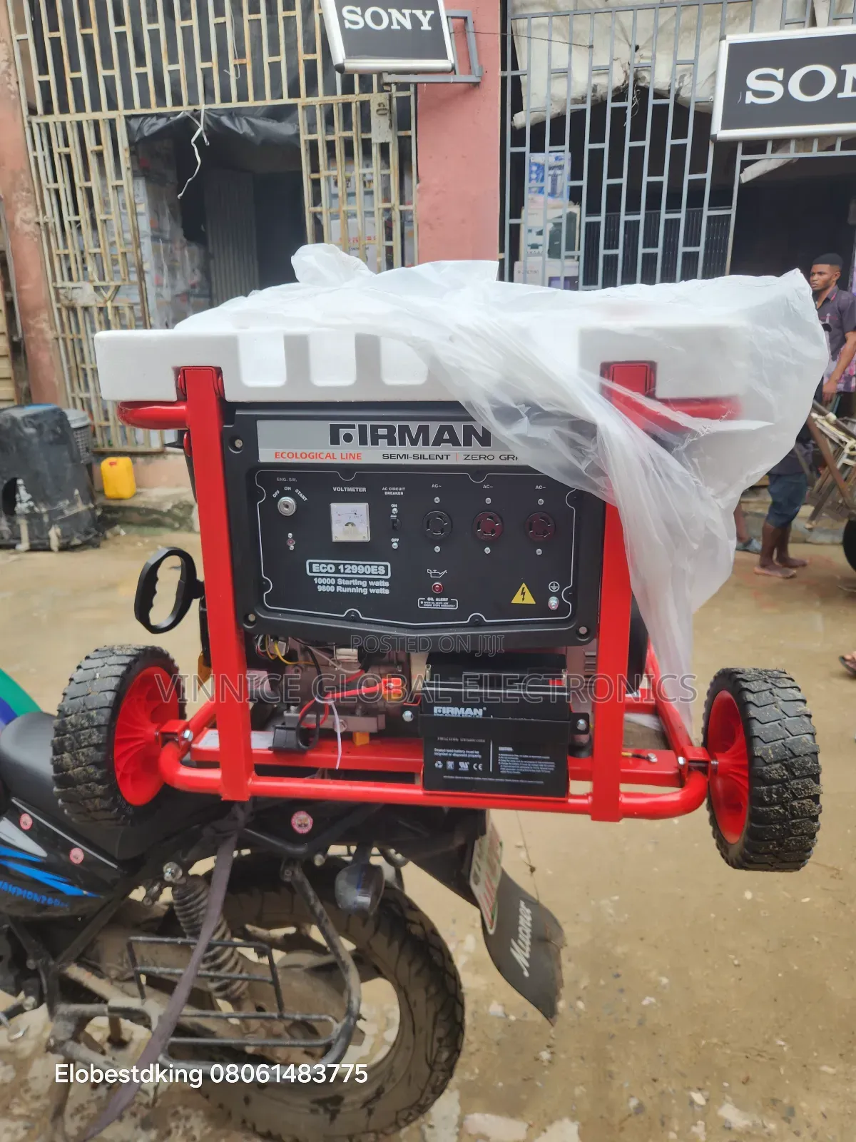 10kva Firman Generator Key Start With 100% Pure Copper Coil.