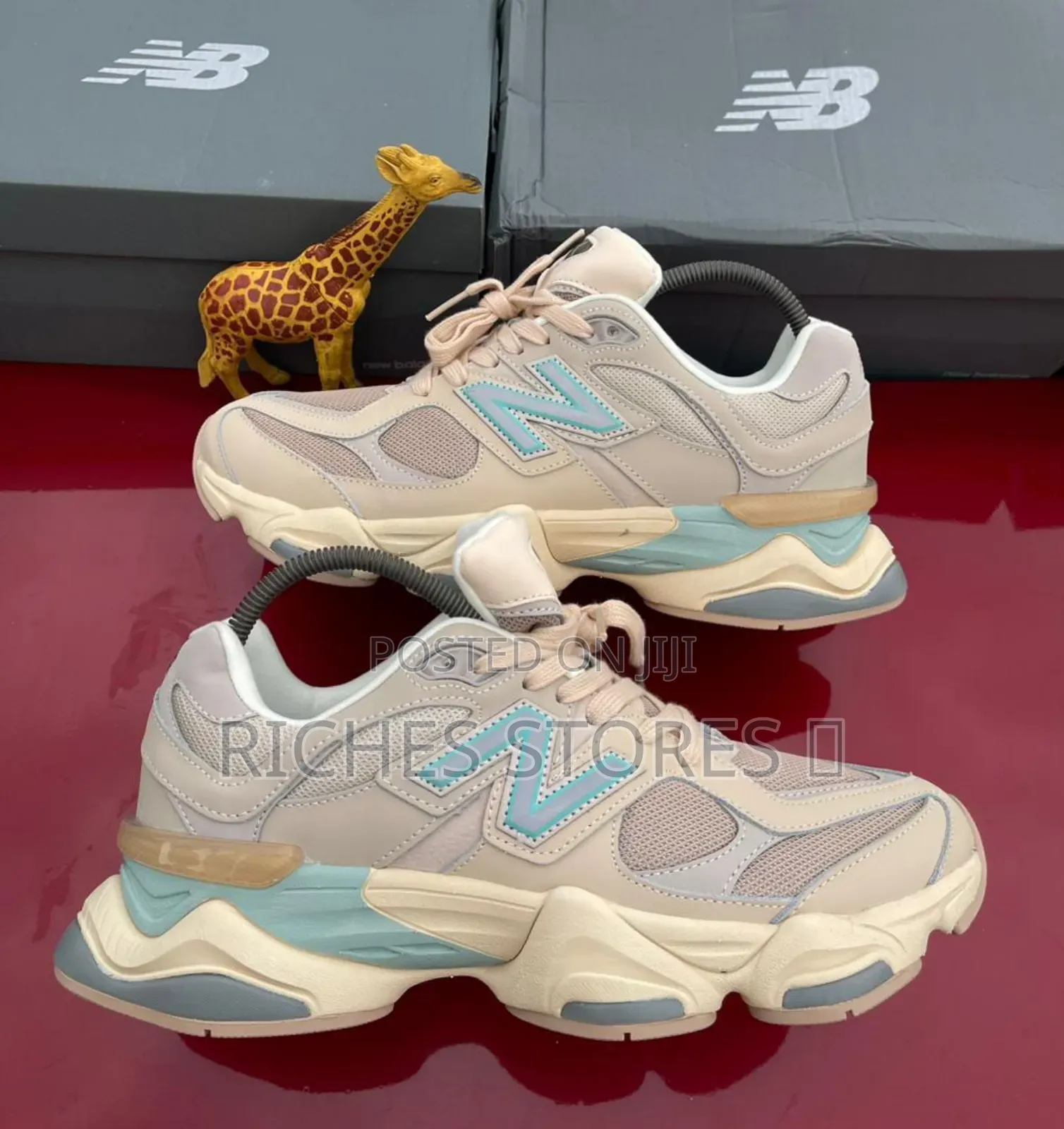 High Quality New Balance 9060 Ivory Cream Sneakers