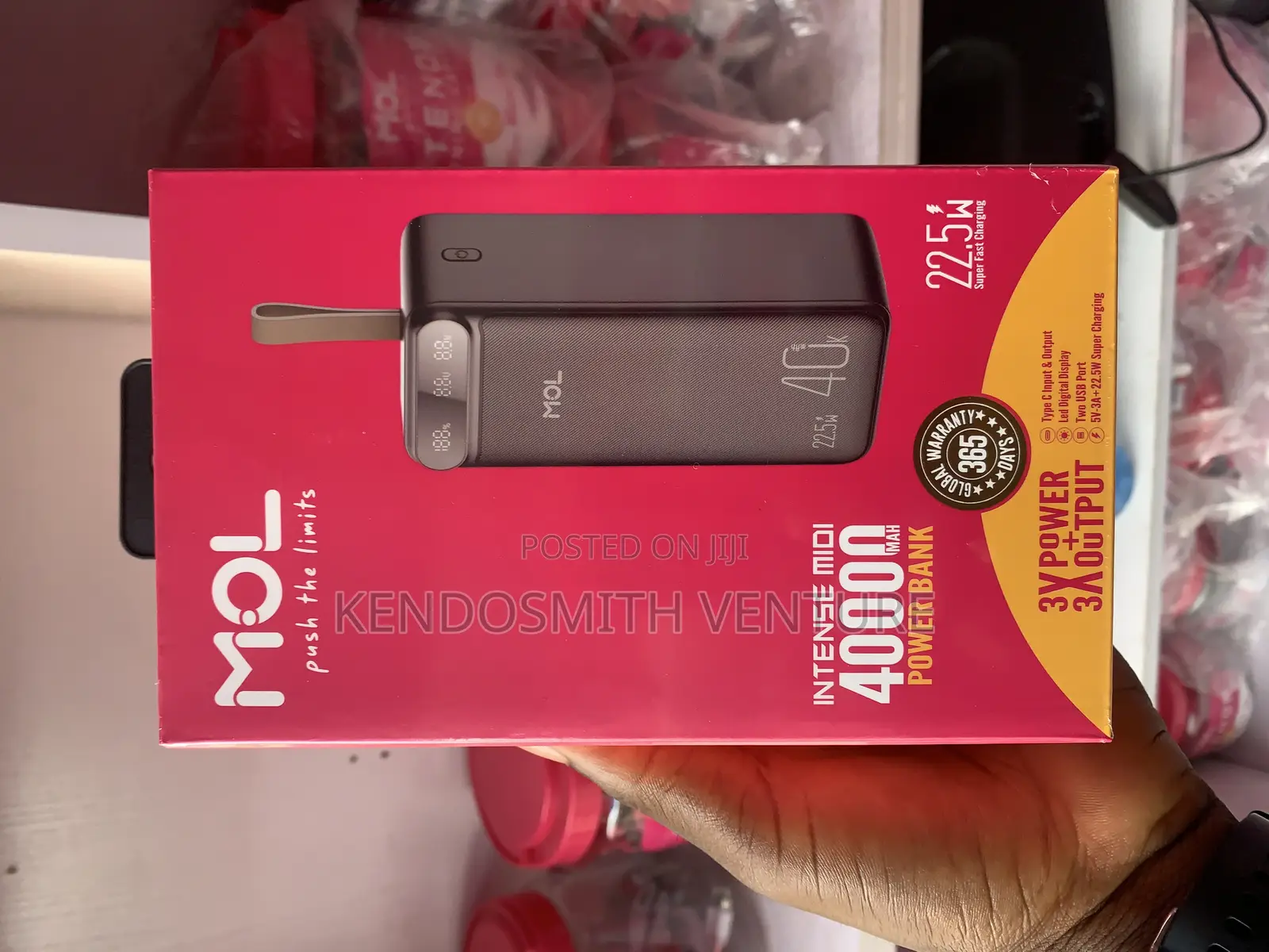 Mol 40000mah 22.5watts Powerbank