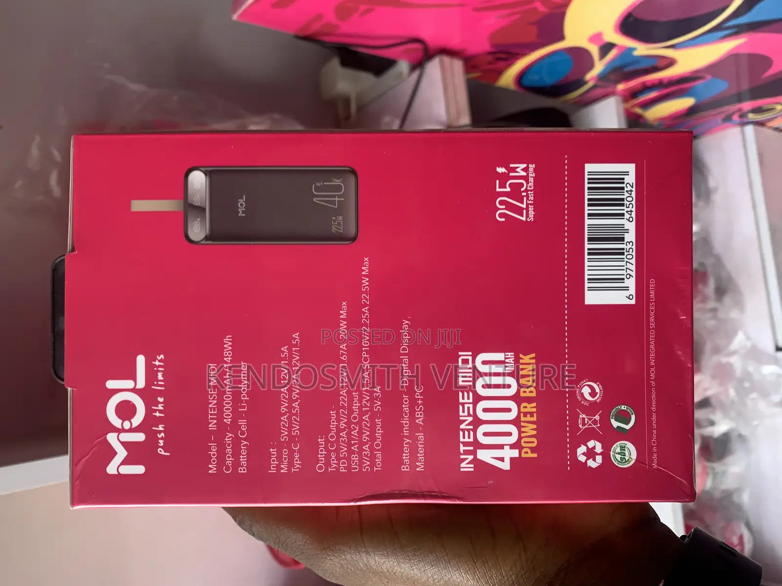 Mol 40000mah 22.5watts Powerbank
