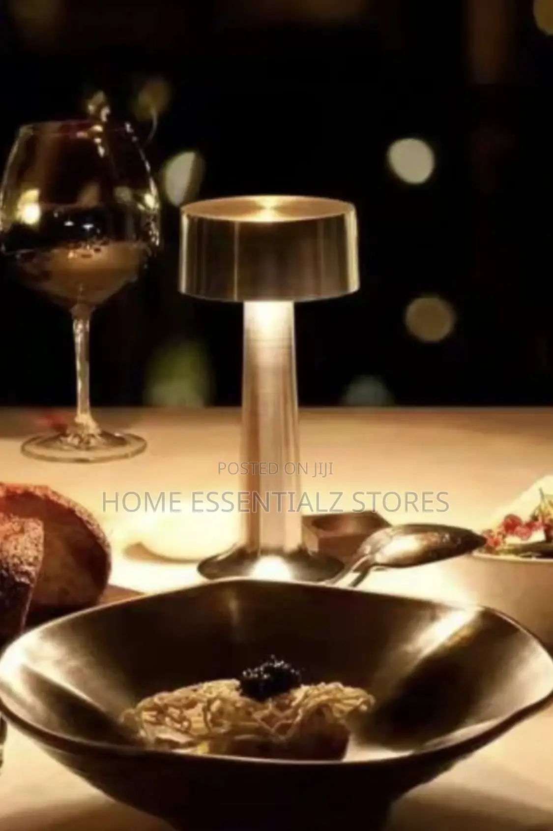 Modern Dinner Table Lamp - Cordless Rechargeable Table Lamp