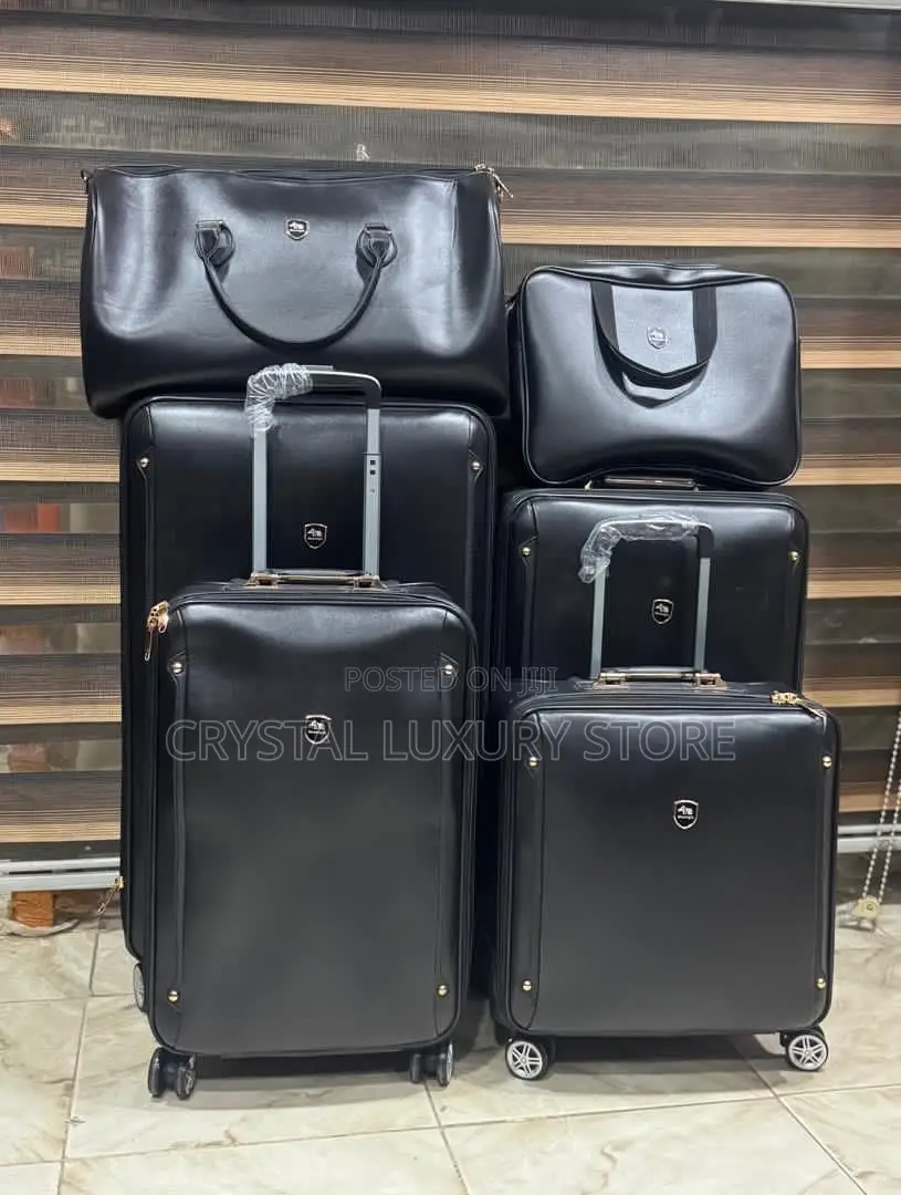Moonlight Quality Luxury Genuine Leather Travel Luggage