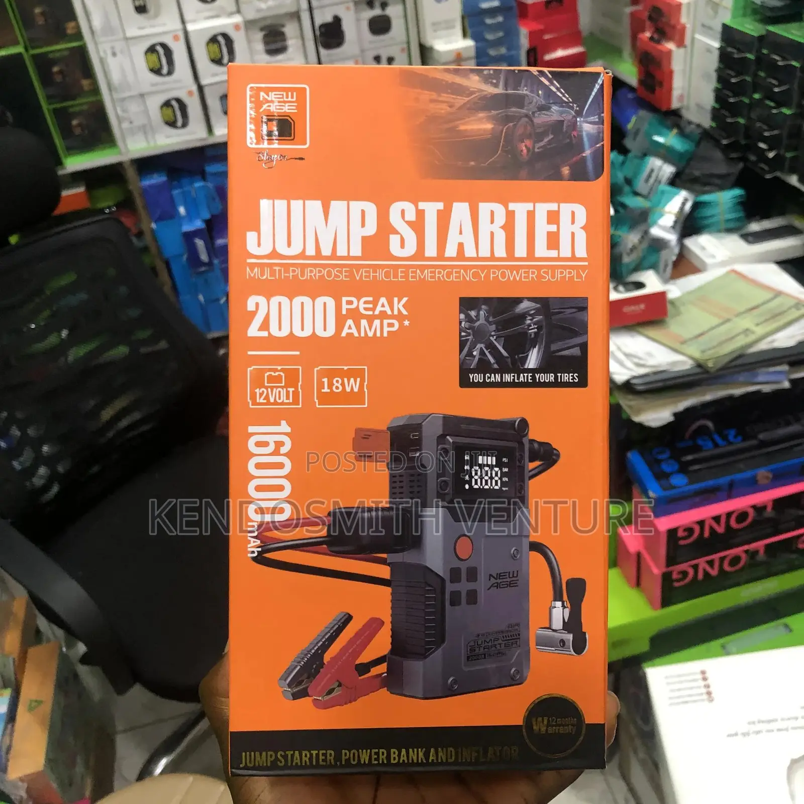 Newage 16000mah 18w Jump Starter